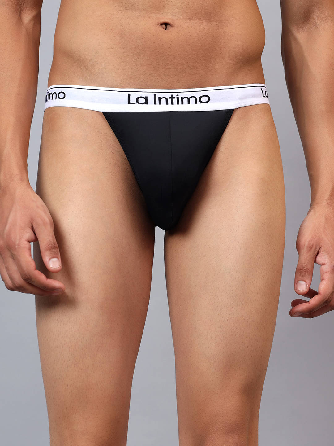 La Intimo Pack of 1 Nylon Briefs For Men's ( Black )     			La Intimo Pack of 1 Nylon Briefs For Men's ( Black )