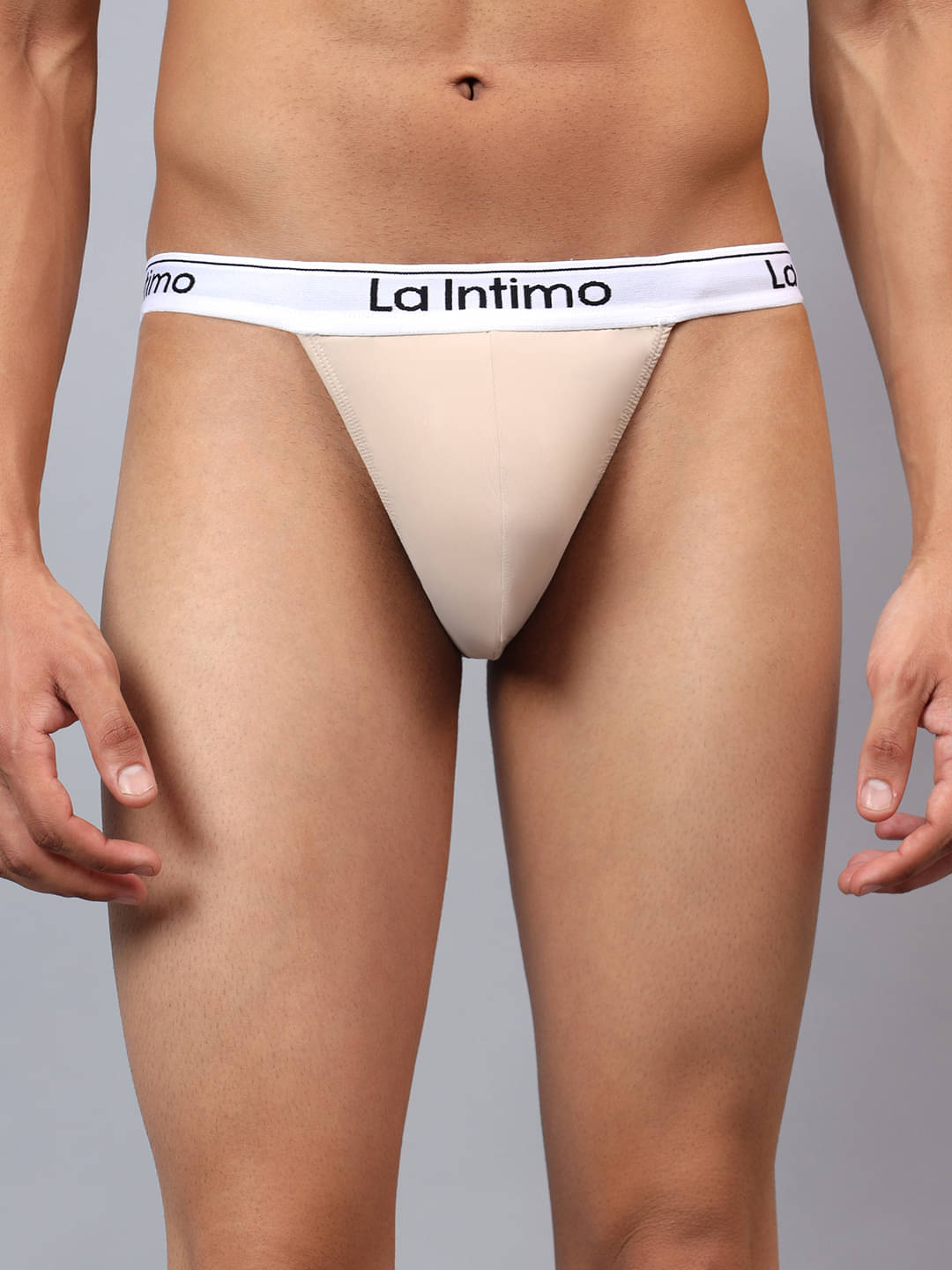 La Intimo Pack of 1 Nylon Briefs For Men's ( Beige ) La Intimo Pack of 1 Nylon Briefs For Men's ( Beige )