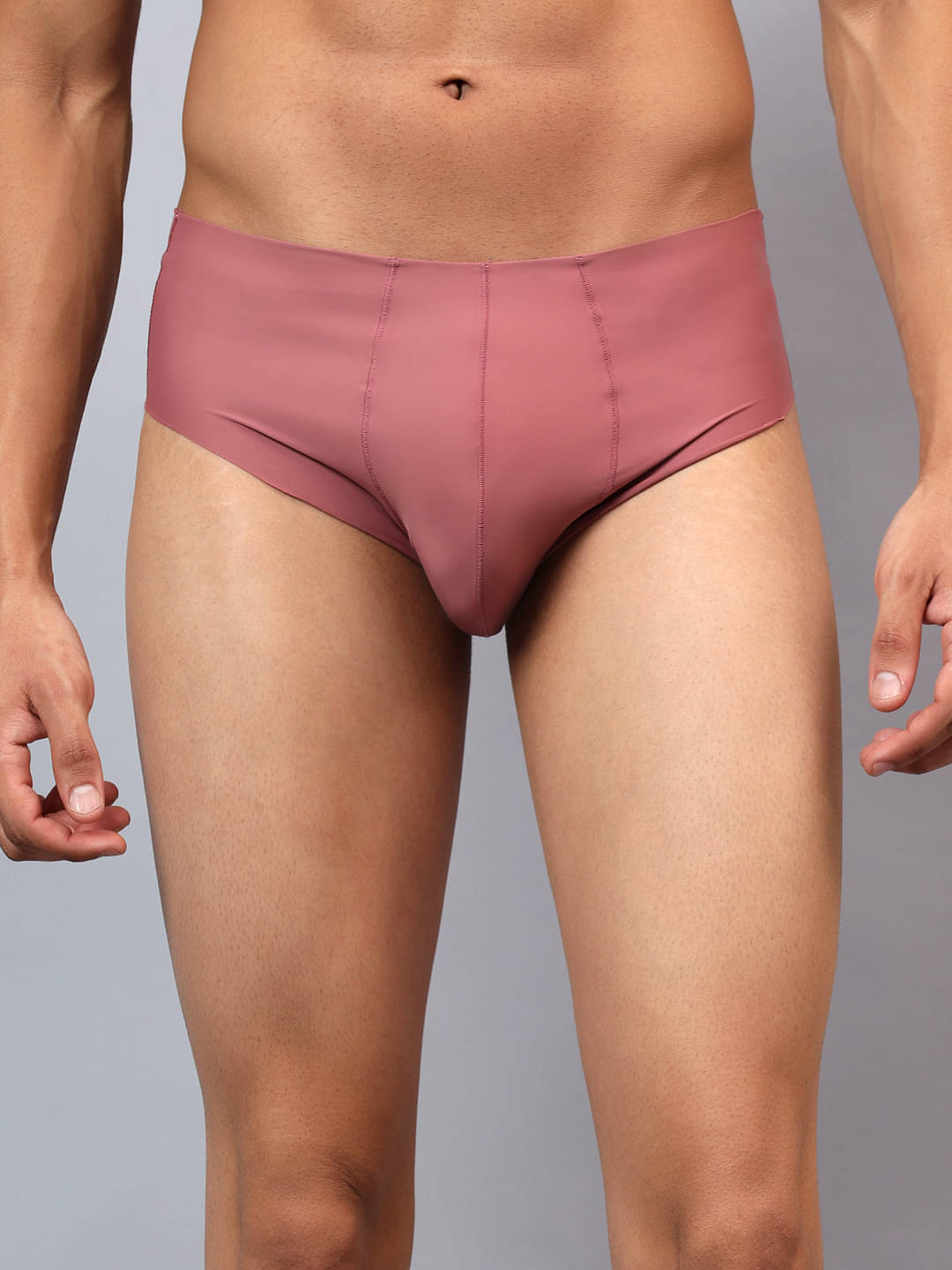 La Intimo Pack of 1 Nylon Briefs For Men's ( Mauve ) La Intimo Pack of 1 Nylon Briefs For Men's ( Mauve )