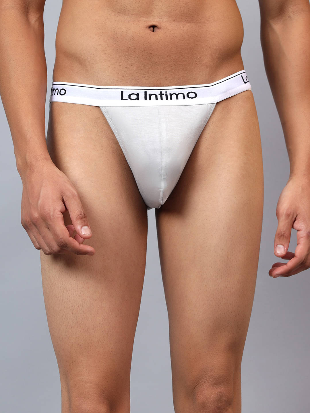     			La Intimo Pack of 1 Modal Briefs For Men's ( Grey )