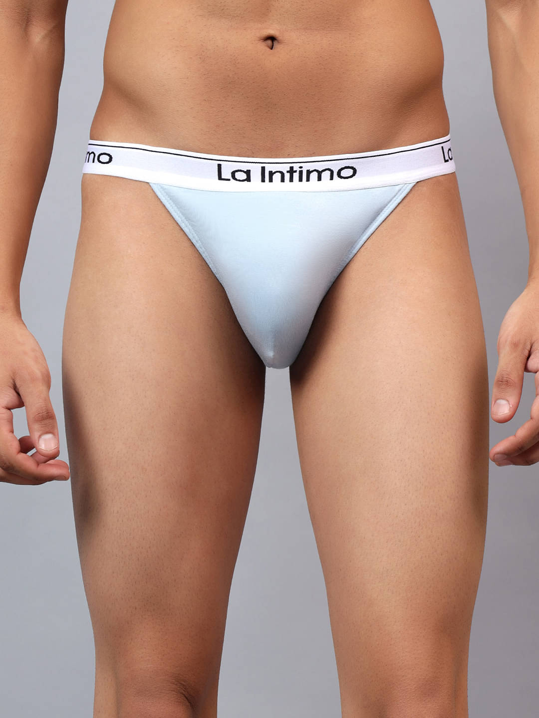 La Intimo Pack of 1 Modal Thongs For Men's ( Light Blue ) La Intimo Pack of 1 Modal Thongs For Men's ( Light Blue )