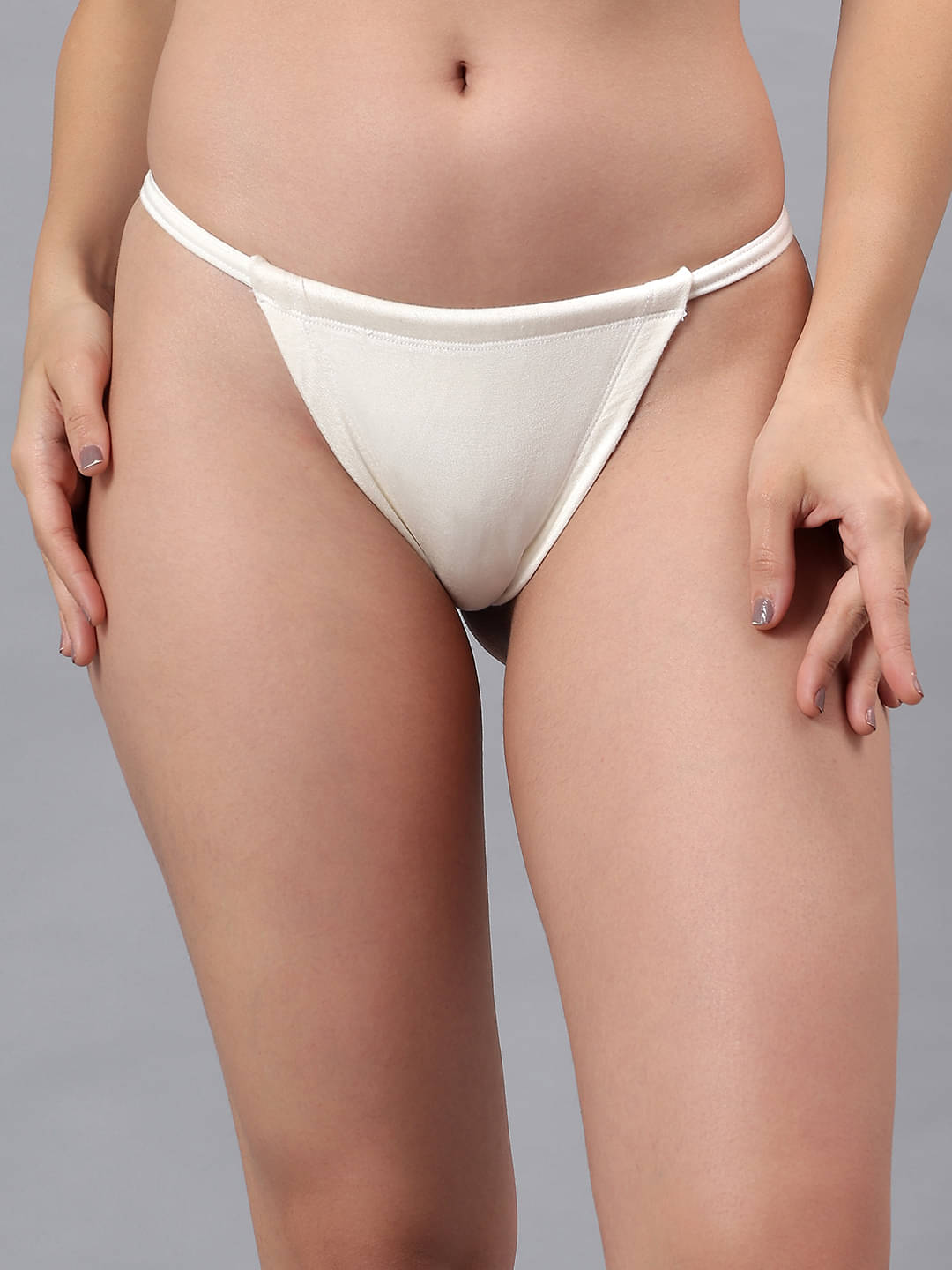     			La Intimo Pack of 1 Modal G-Strings For Women ( Cream )