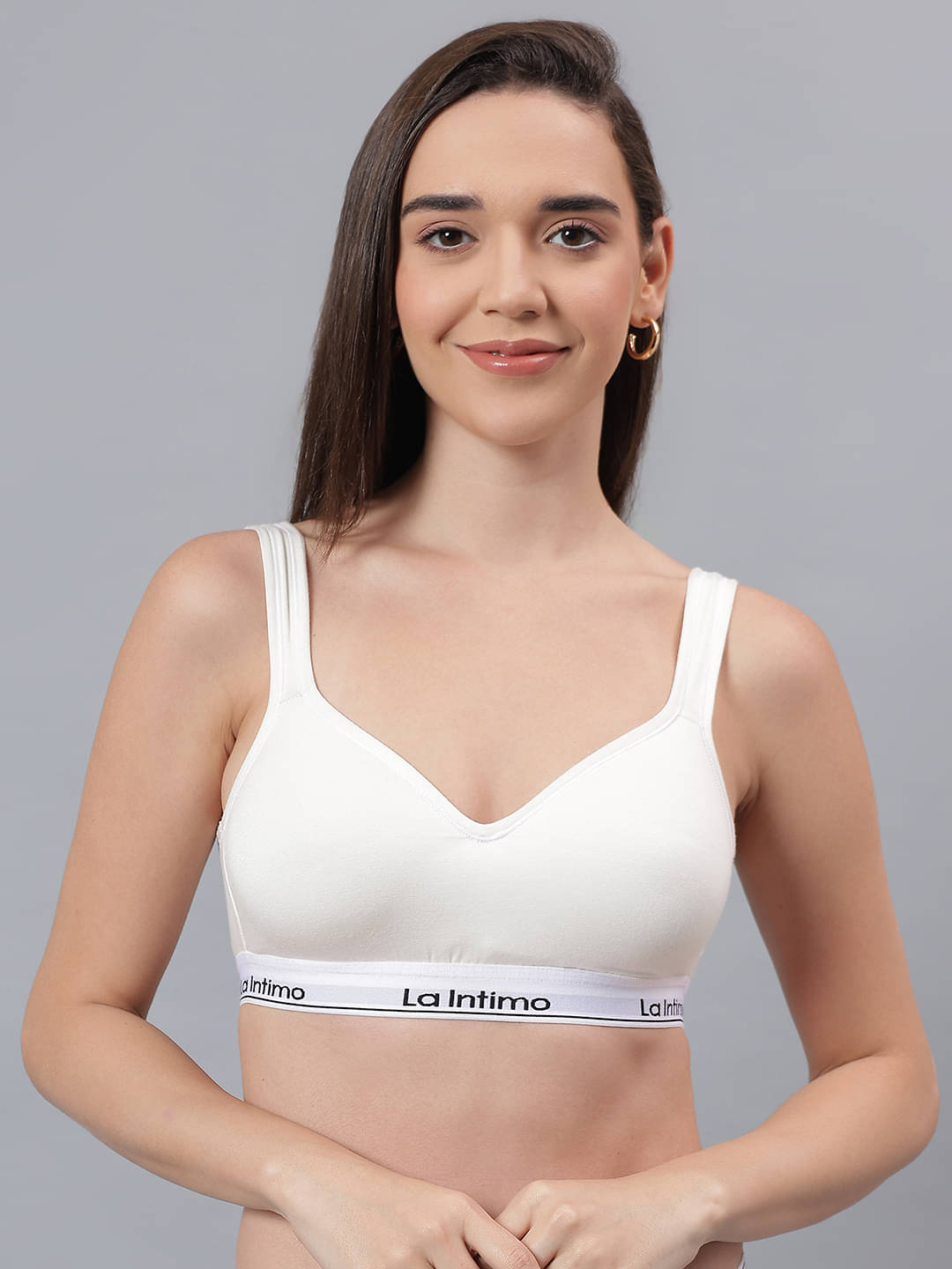 La Intimo Pack of 1 Modal Lightly Padded Push Up Bra For Women ( Cream ) La Intimo Pack of 1 Modal Lightly Padded Push Up Bra For Women ( Cream )