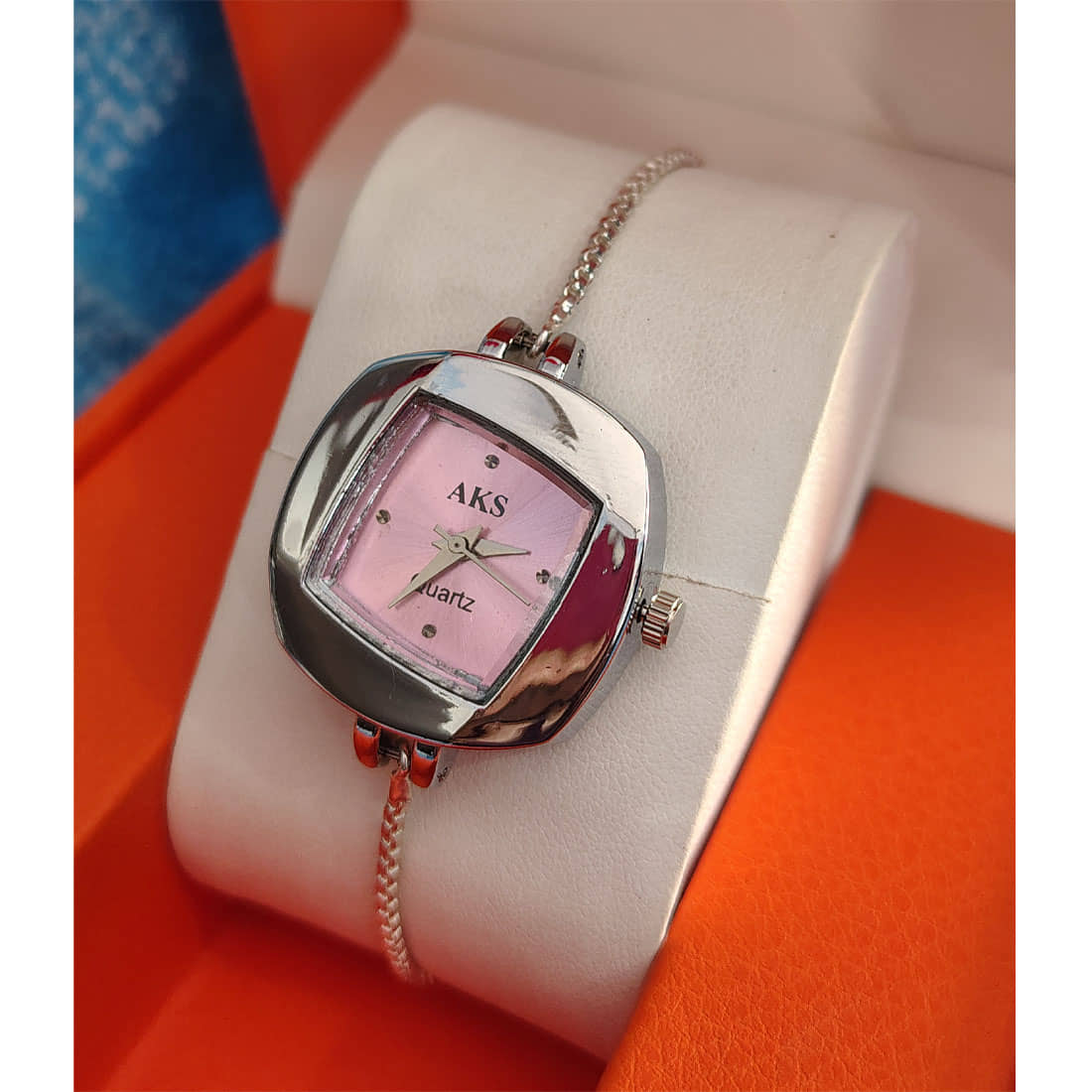 MARKRIN Silver Stainless Steel Analog Womens Watch