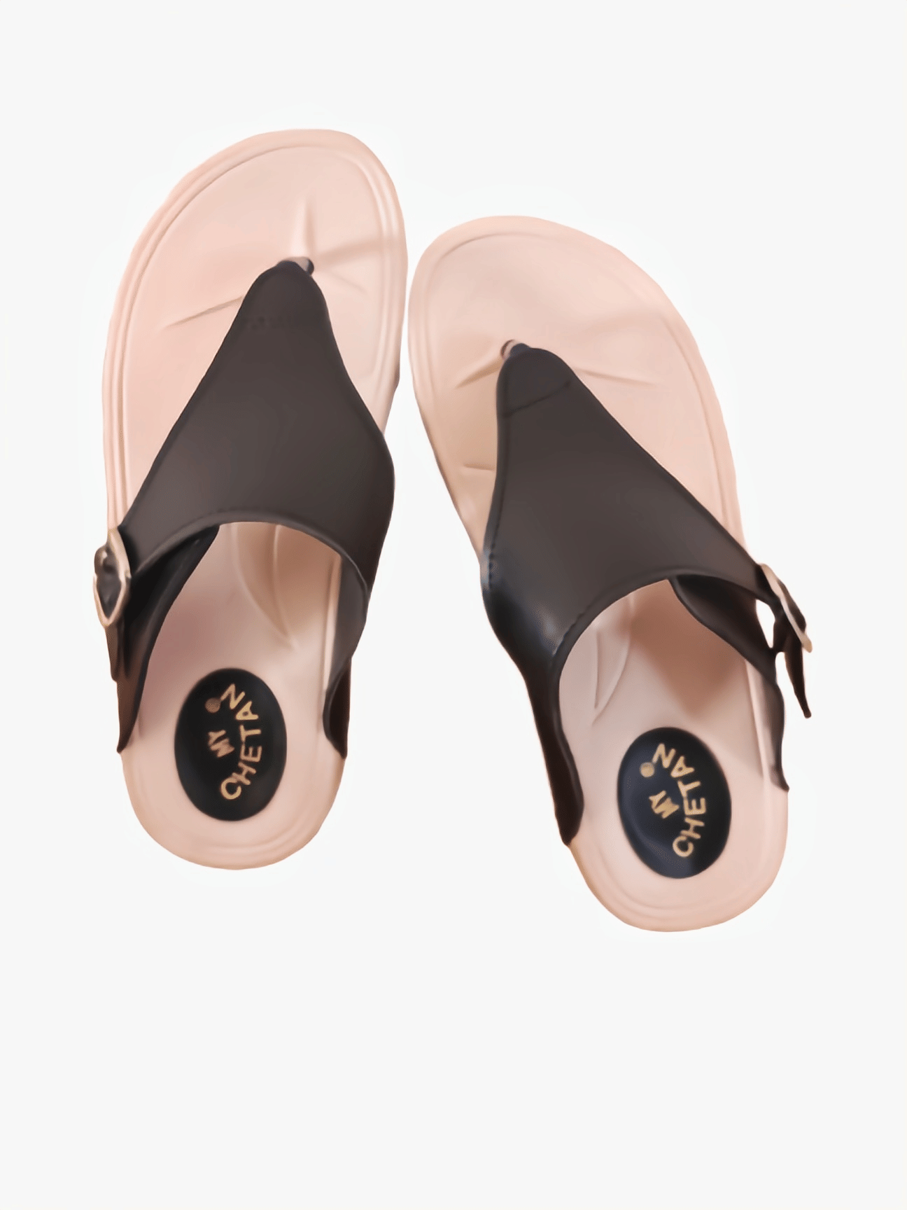     			MYCHETAN Black Women's Thong Flip Flop