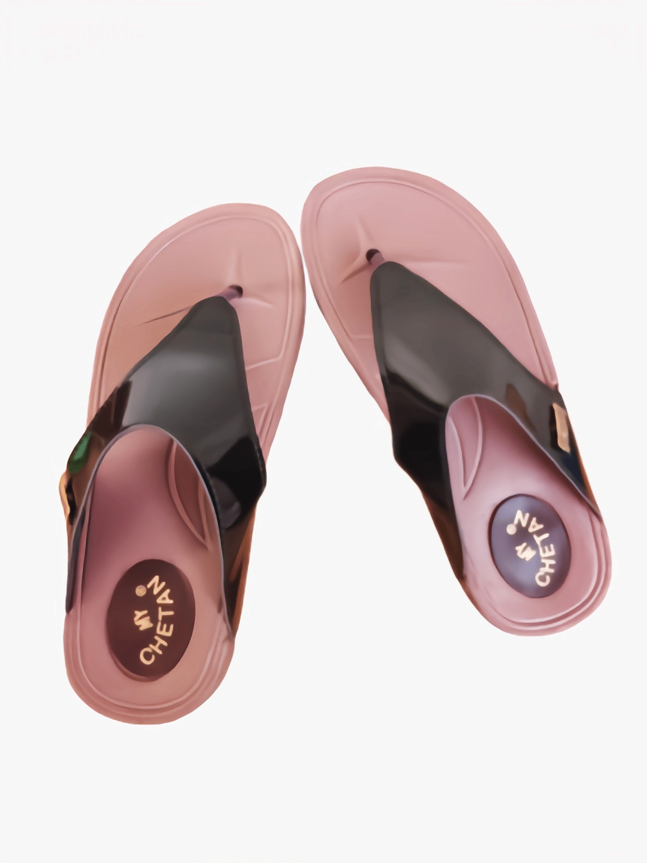     			MYCHETAN Black Women's Thong Flip Flop