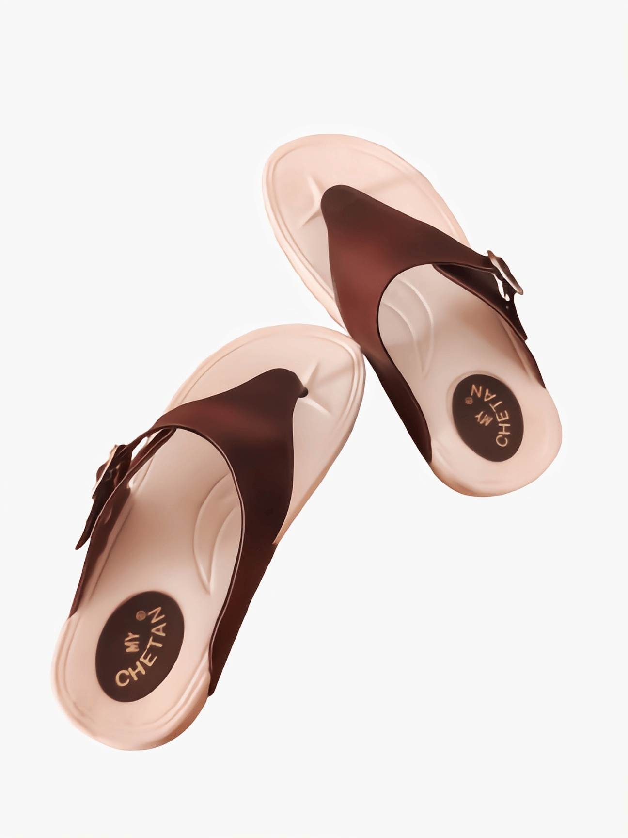     			MYCHETAN Maroon Women's Thong Flip Flop
