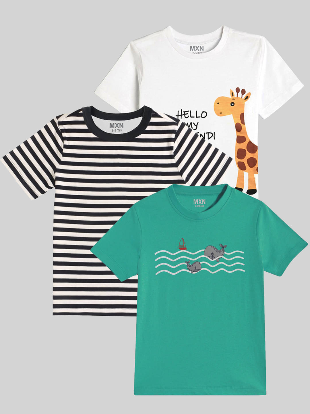     			Nyker Pack of 1 Boys Cotton Blend T-Shirt ( Green )