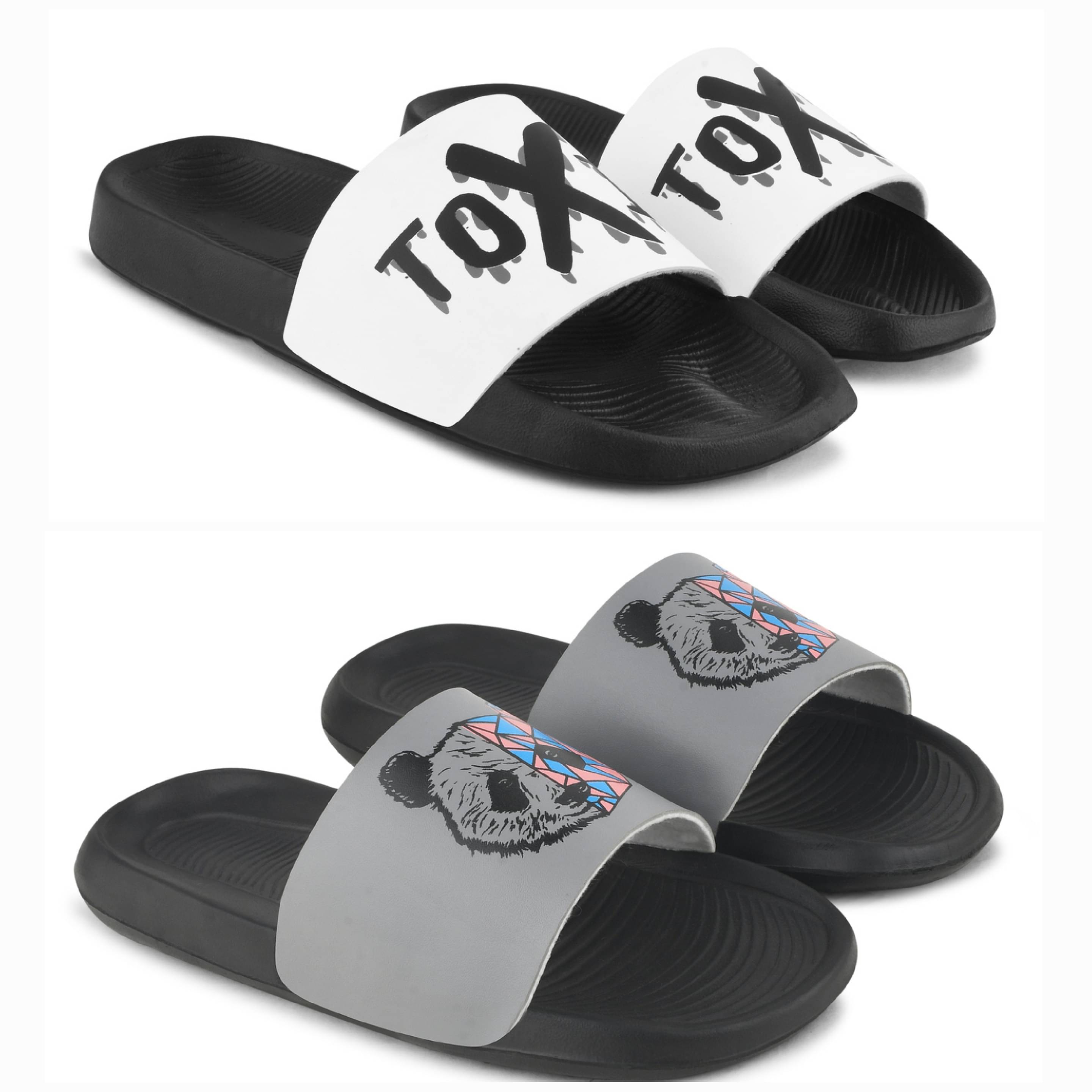    			PERY PAO Multi Color Men's Slide Flip Flop