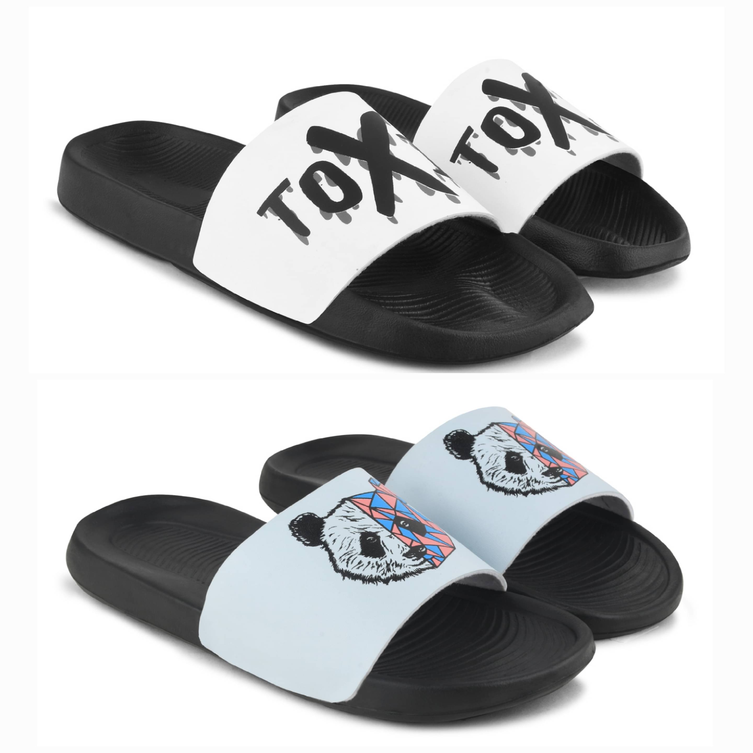     			PERY PAO Multi Color Men's Slide Flip Flop