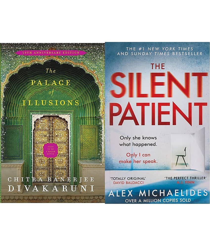 Palace of Illusions&Silent Patient By Alex Michaelides - Stationery | Buy online on ZillyBuy