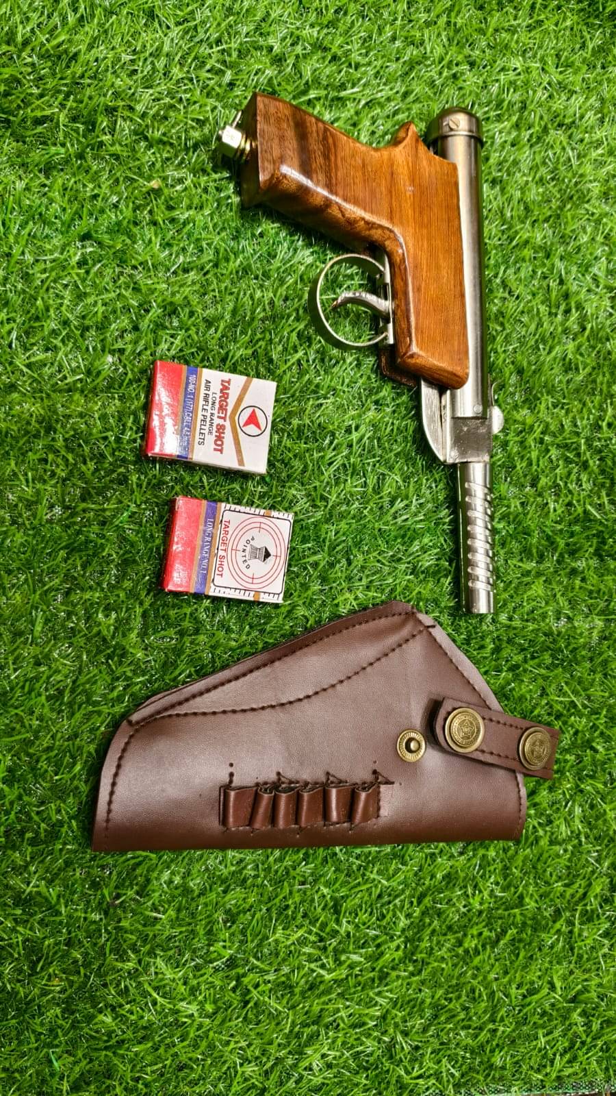 Prince nickle air pistol free 200 pellets and 1 cover Prince nickle air pistol free 200 pellets and 1 cover