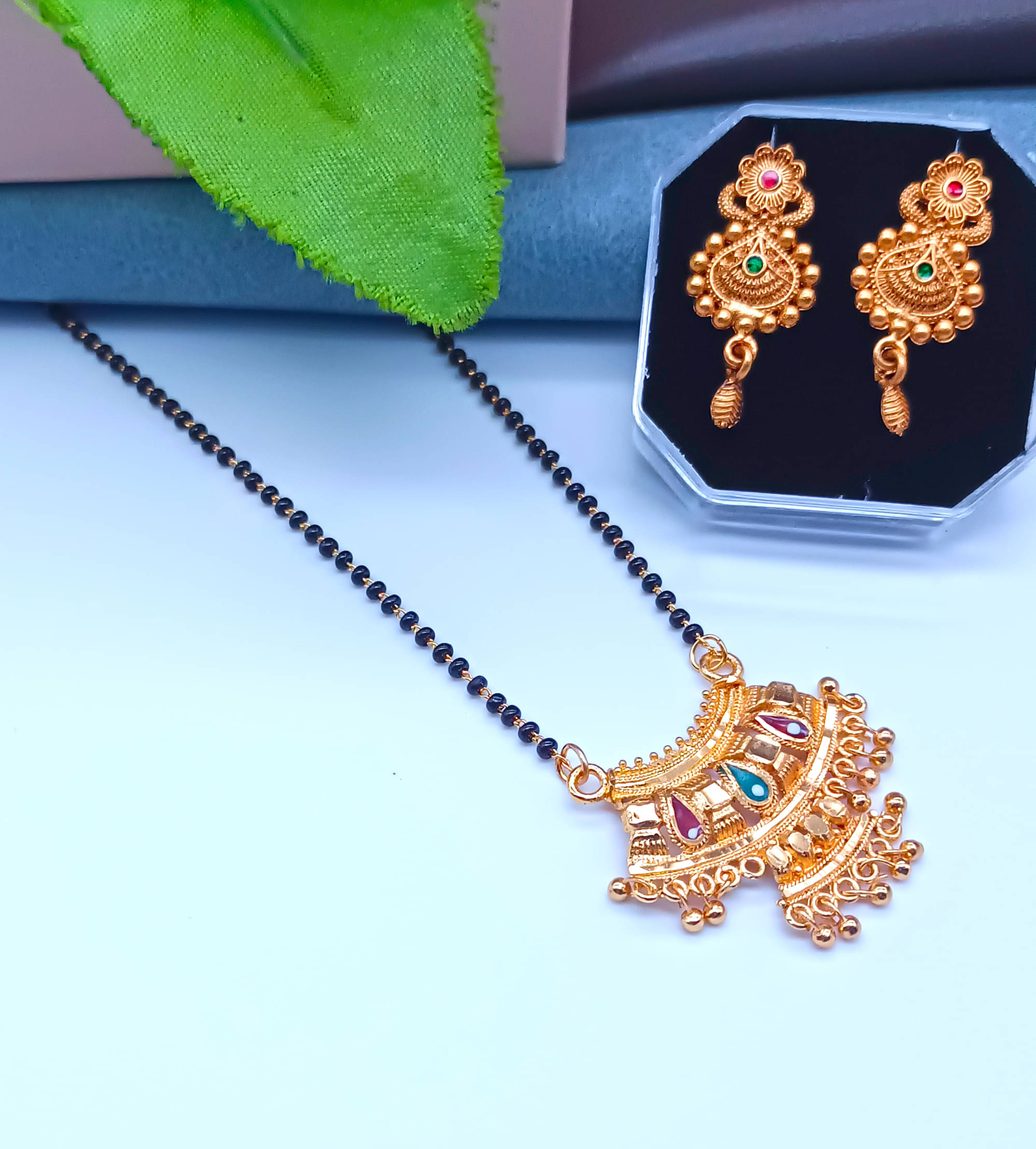 RANEM Golden Mangalsutra Set ( Pack of 1 ) RANEM Golden Mangalsutra Set ( Pack of 1 )