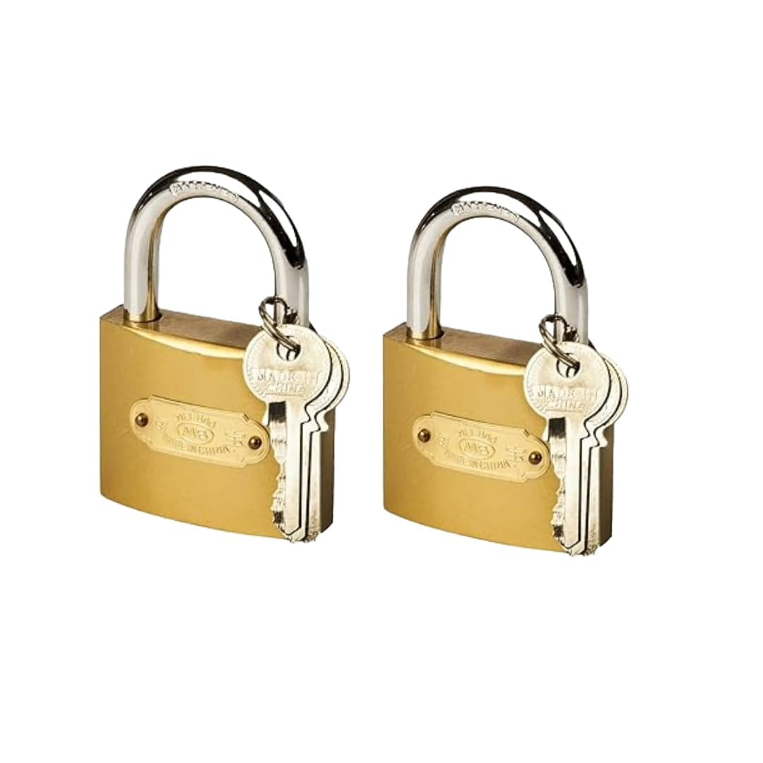 Small Lock 38MM, Golden Pressing Padlock with 3 Keys Suitable for Locking Home Door, Locker Keyed Padlock for Travelling Luggage Bag,Storage Unit School Gym Locker Toolbox Cabinet (Pack of 2) Small Lock 38MM, Golden Pressing Padlock with 3 Keys Suitable for Locking Home Door, Locker Keyed Padlock for Travelling Luggage Bag,Storage Unit School Gym Locker Toolbox Cabinet (Pack of 2)
