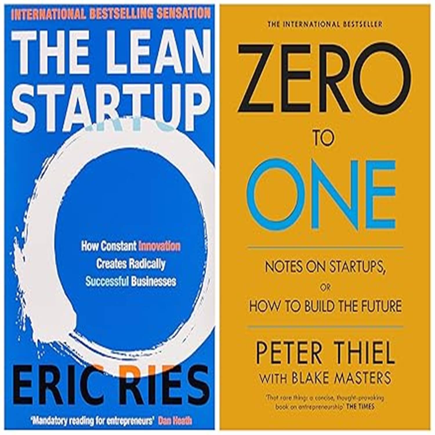     			The Lean Startup: How Constant Innovation Creates Radically Successful Businesses+Zero to One: Notes on Start Ups, or How to Build the Future Product Bundle