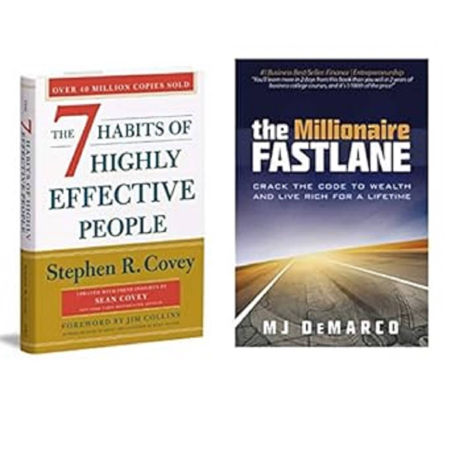 The Millionaire Fastlane + The 7 Habits of Highly Effective(gold) People (Set of 2 Books) The Millionaire Fastlane + The 7 Habits of Highly Effective(gold) People (Set of 2 Books)
