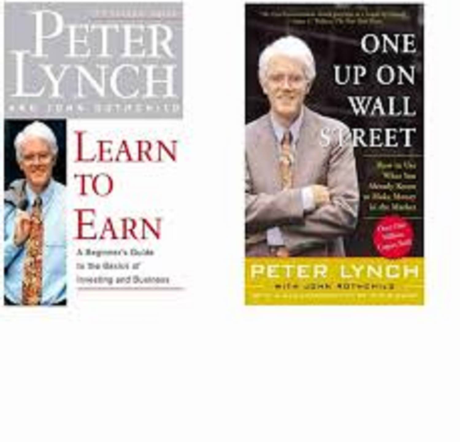 Two Combo Of Peter Lynch Learn To Earn & One Up On Wall Street (Paperback, Peter Lynch) Two Combo Of Peter Lynch Learn To Earn & One Up On Wall Street (Paperback, Peter Lynch)