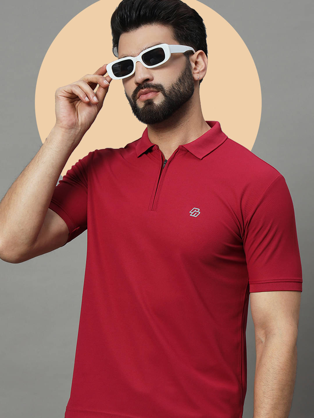 renuovo Pack of 1 Cotton Blend Regular Fit Solid Half Sleeves Men's Polo T Shirt ( Maroon ) renuovo Pack of 1 Cotton Blend Regular Fit Solid Half Sleeves Men's Polo T Shirt ( Maroon )