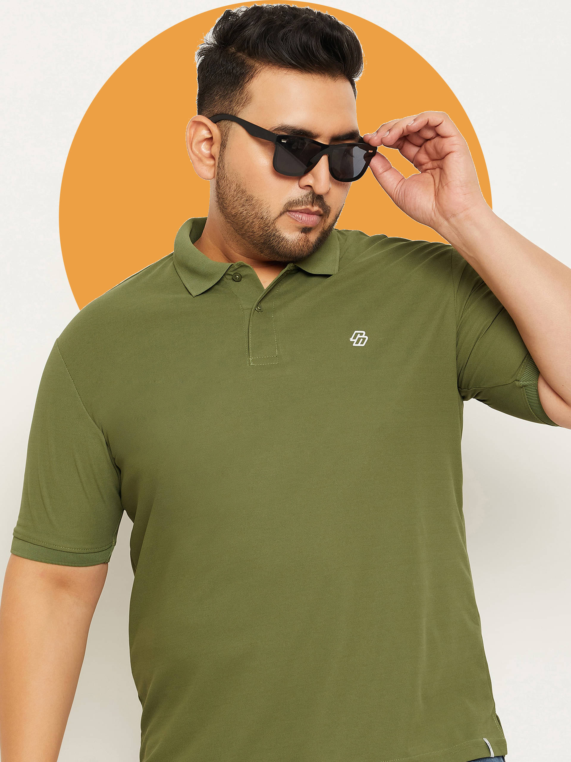 renuovo Pack of 1 Cotton Blend Regular Fit Solid Half Sleeves Men's Polo T Shirt ( Green ) renuovo Pack of 1 Cotton Blend Regular Fit Solid Half Sleeves Men's Polo T Shirt ( Green )