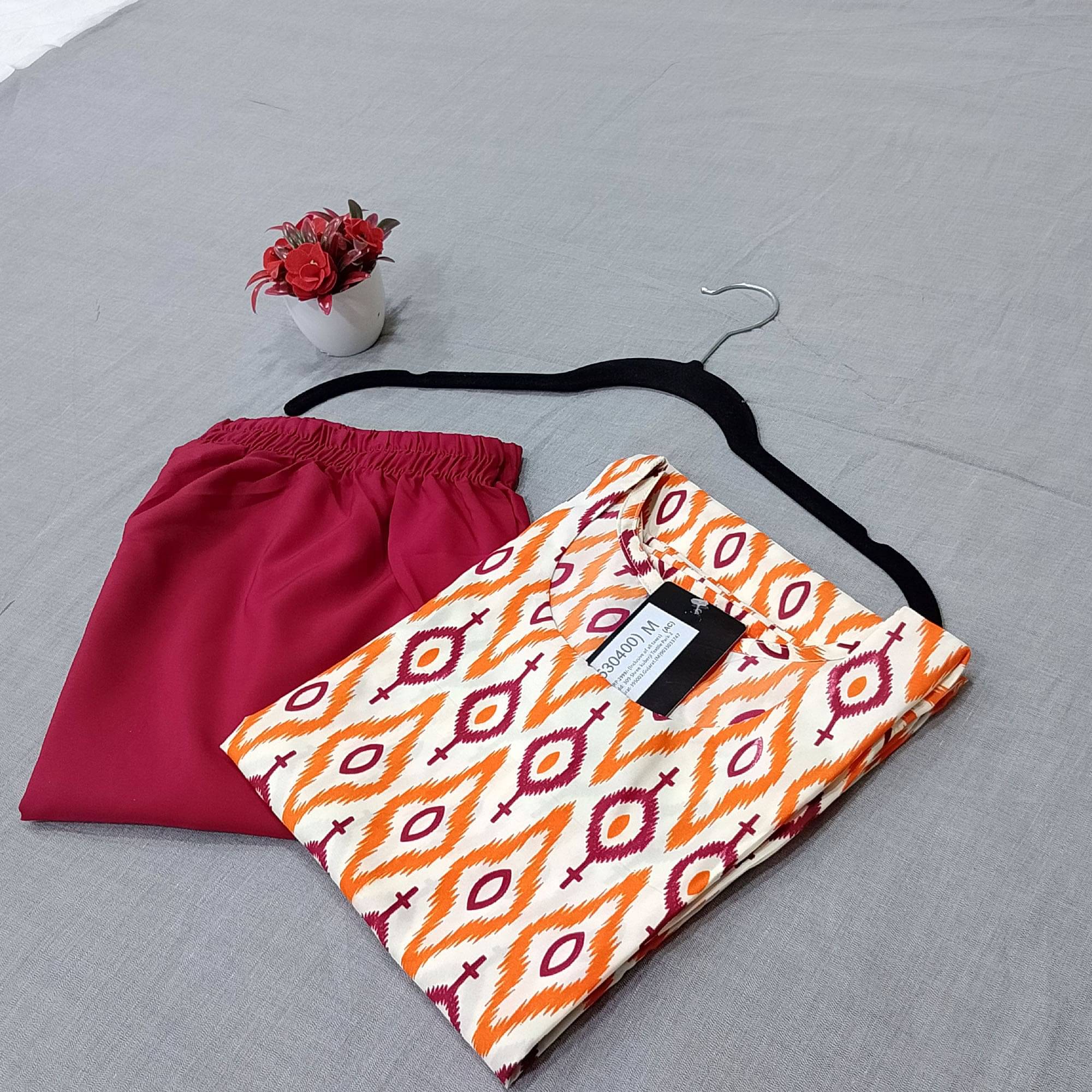 1 Stop Fashion Crepe Printed Kurti With Pants Women's Stitched Salwar Suit - Multicoloured ( Pack of 1 )     			1 Stop Fashion Crepe Printed Kurti With Pants Women's Stitched Salwar Suit - Multicoloured ( Pack of 1 )