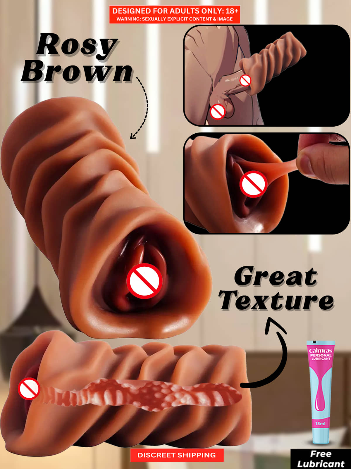 5 inch Pocket Pussy- Low Budget Realistic Silicone Pocket Pussy | Inner Dotted Design and Stretchable