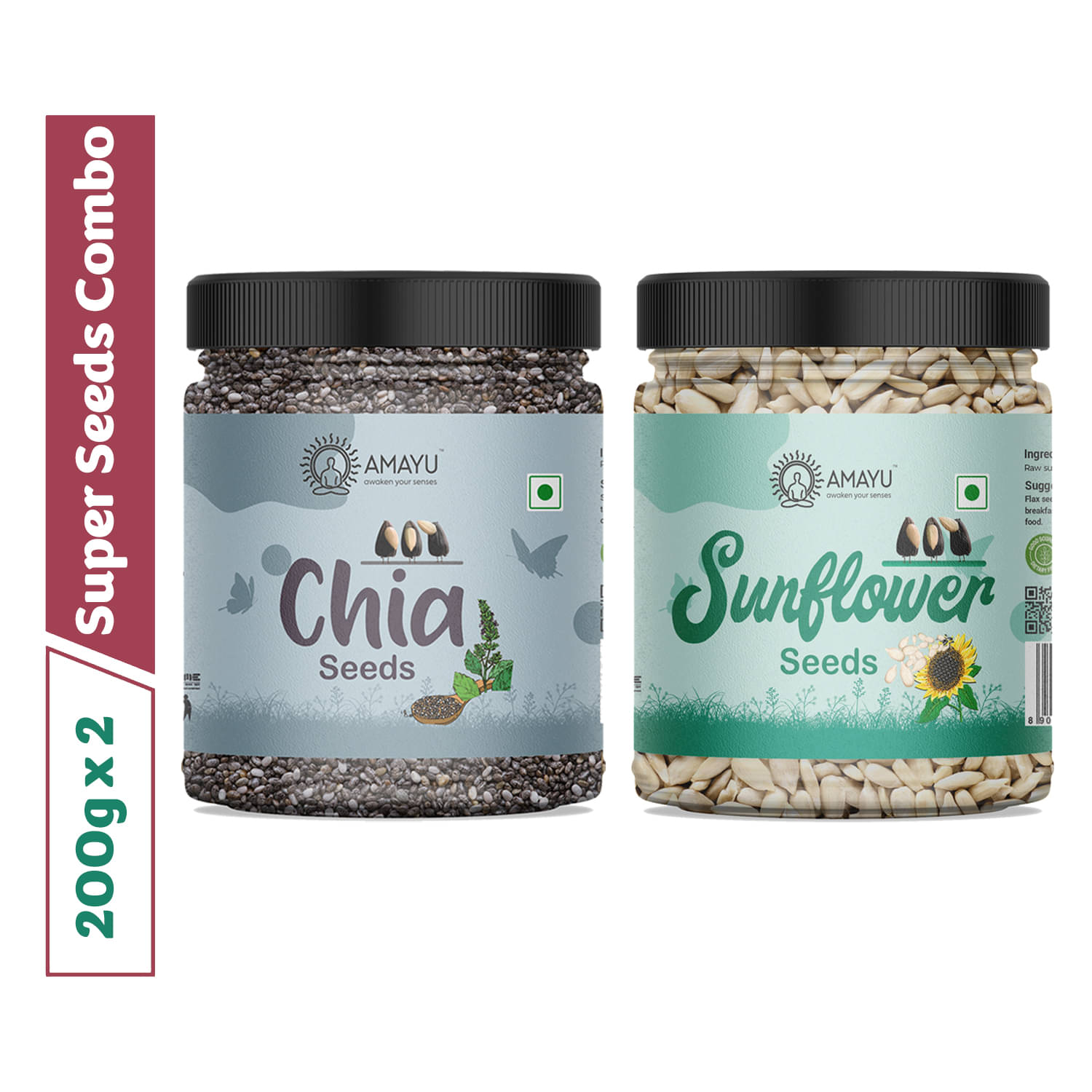 AMAYU Chia Seeds ( Pack of 2 ) AMAYU Chia Seeds ( Pack of 2 )
