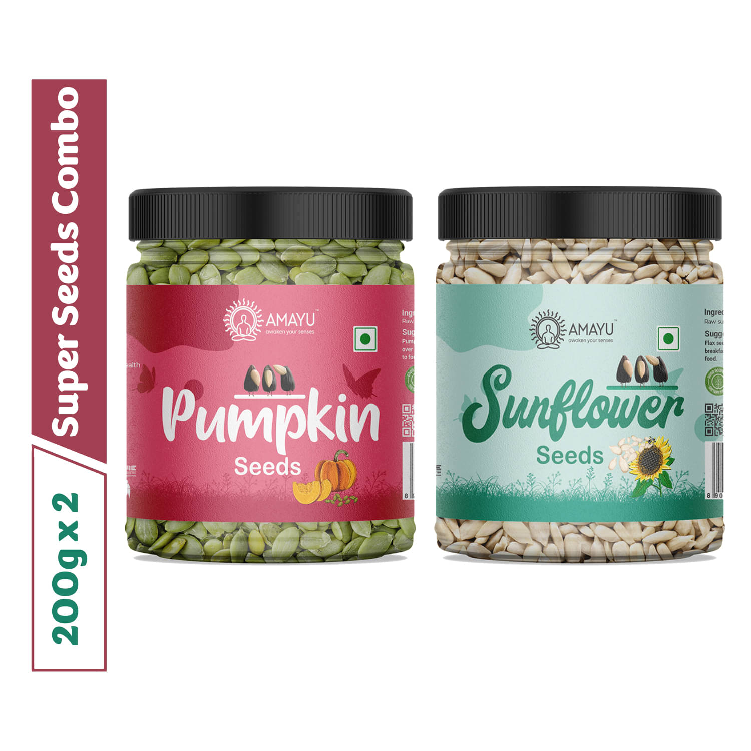     			AMAYU Pumpkin Seeds ( Pack of 2 )
