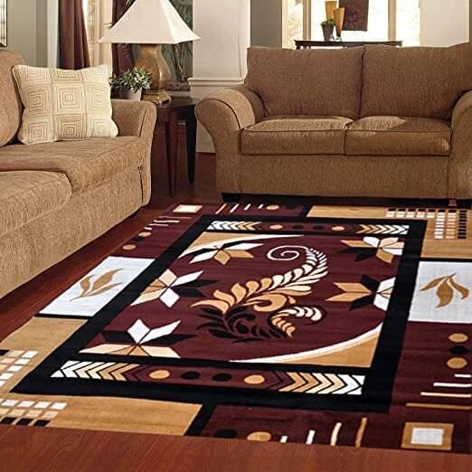     			ANABIA CARPET Brown Silk Carpet Floral Other Sizes Ft