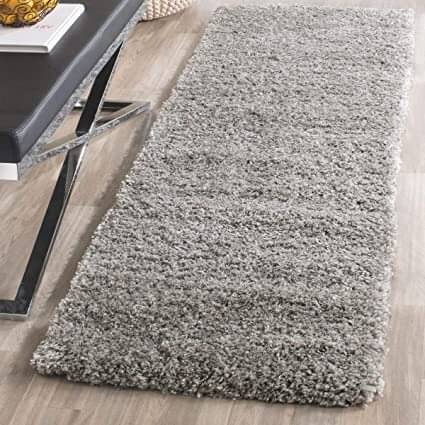     			ANABIA CARPET Gray Polyester Carpet Plain Other Sizes Ft