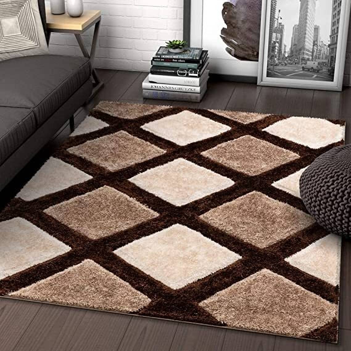     			ANABIA CARPET Multi Polyester Carpet Geometrical Other Sizes Ft