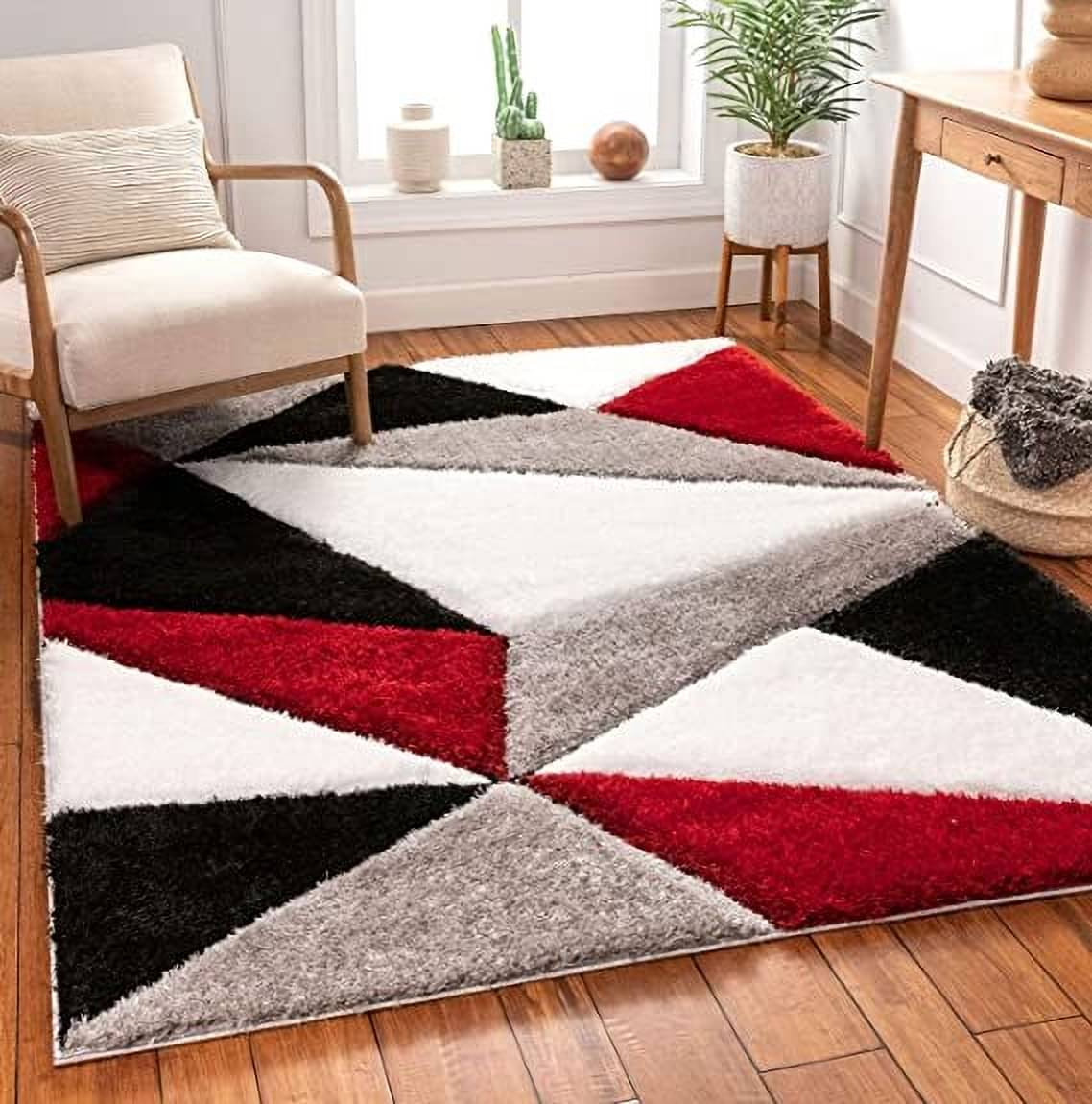     			ANABIA CARPET Multi Polyester Carpet Geometrical Other Sizes Ft