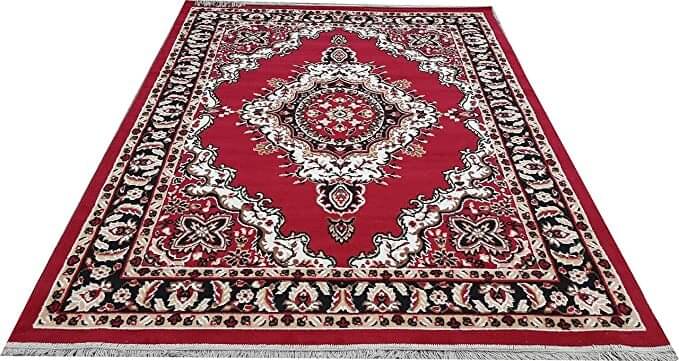     			ANABIA CARPET Red Silk Carpet Ethnic Other Sizes Ft