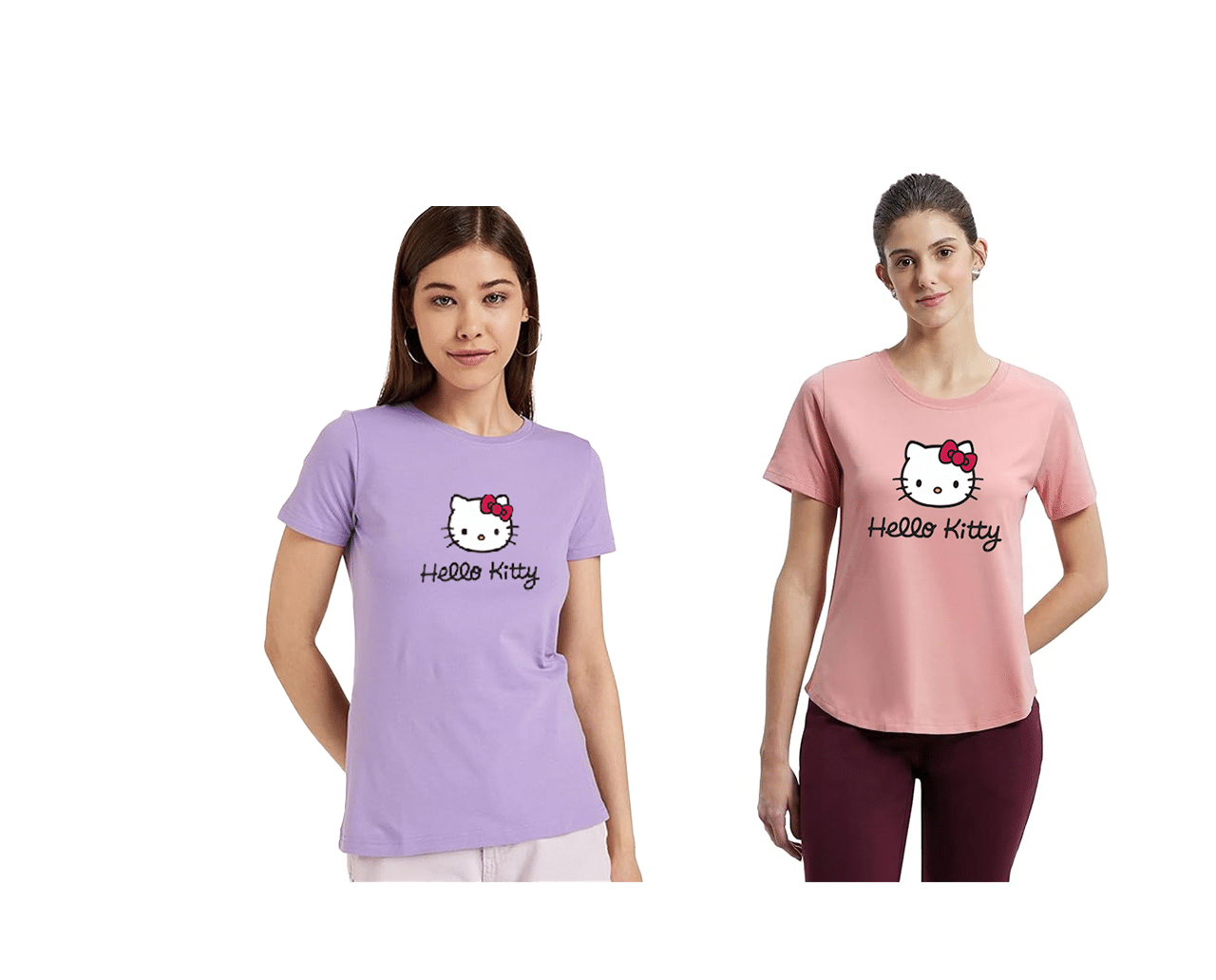 ATIGIANO APPAREL Multi Color Polyester Lycra Tees - Pack of 2 ATIGIANO APPAREL Multi Color Polyester Lycra Tees - Pack of 2