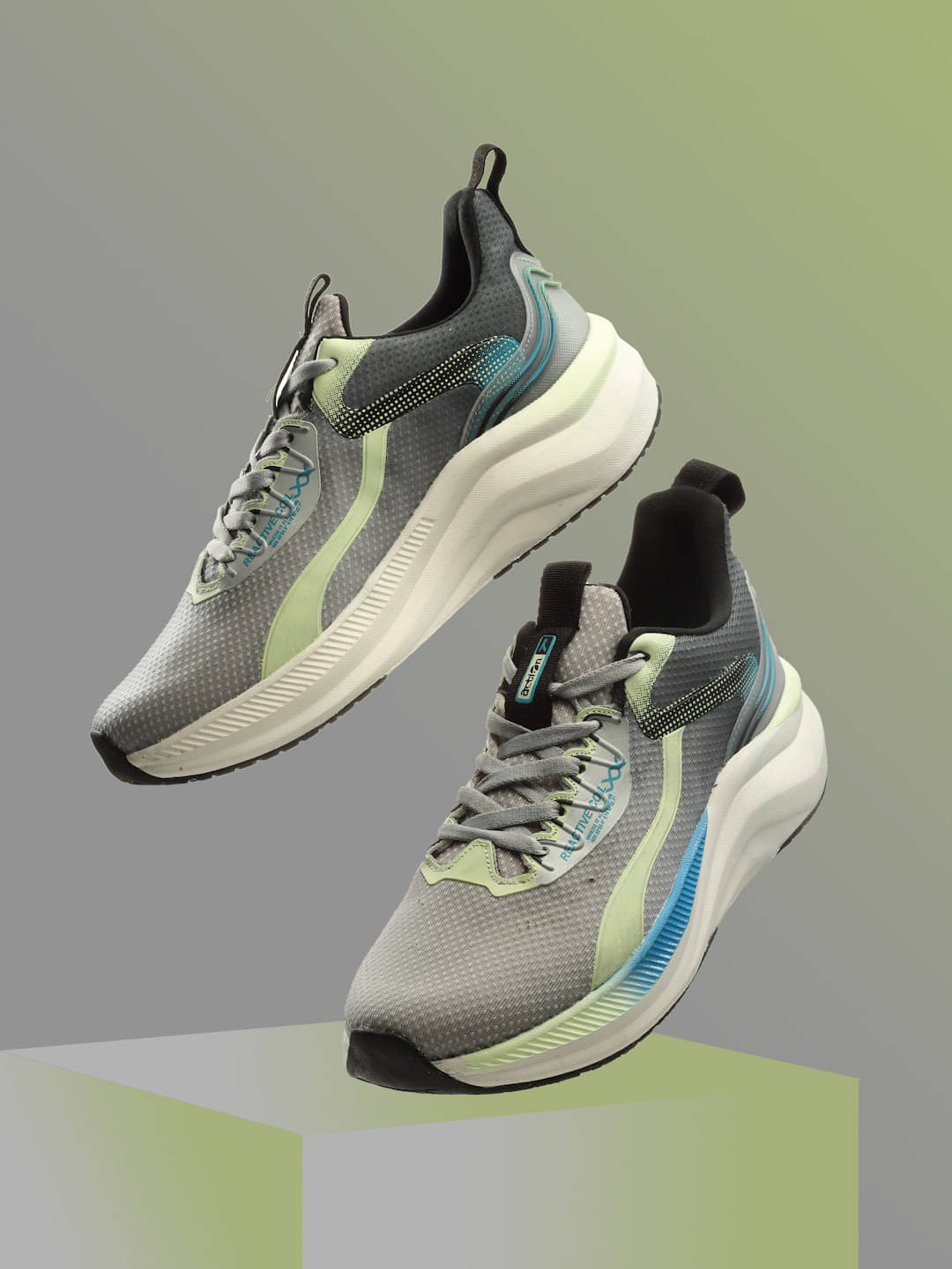     			Action Running Shoes Gray Men's Sports Running Shoes