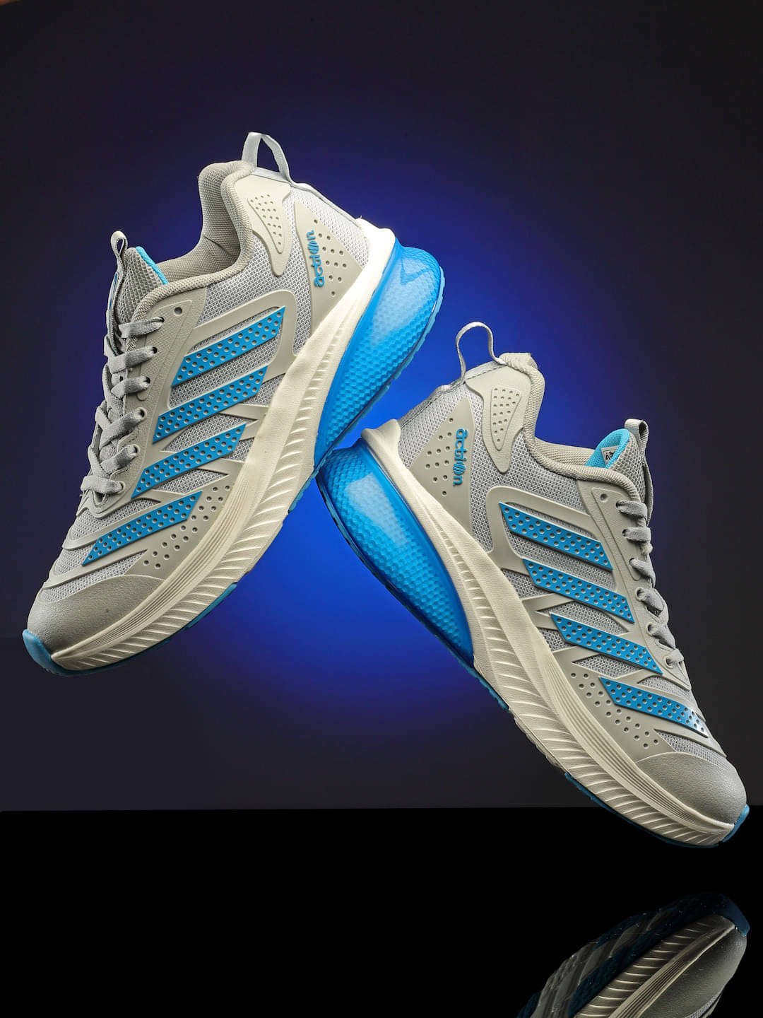     			Action Running Shoes Gray Men's Sports Running Shoes