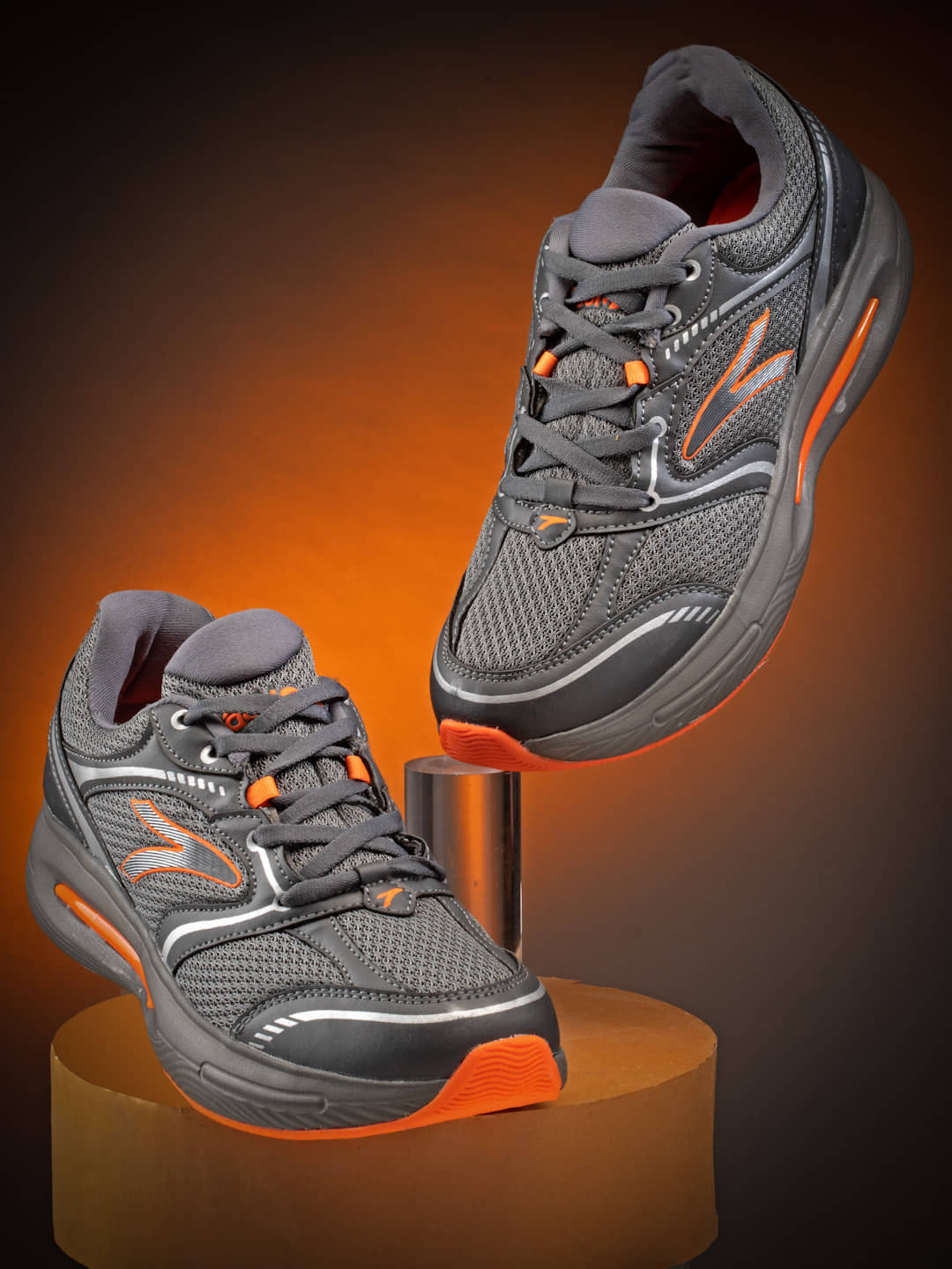 Action Running Shoes Gray Men's Sports Running Shoes - Sports Shoes | Buy online on ZillyBuy