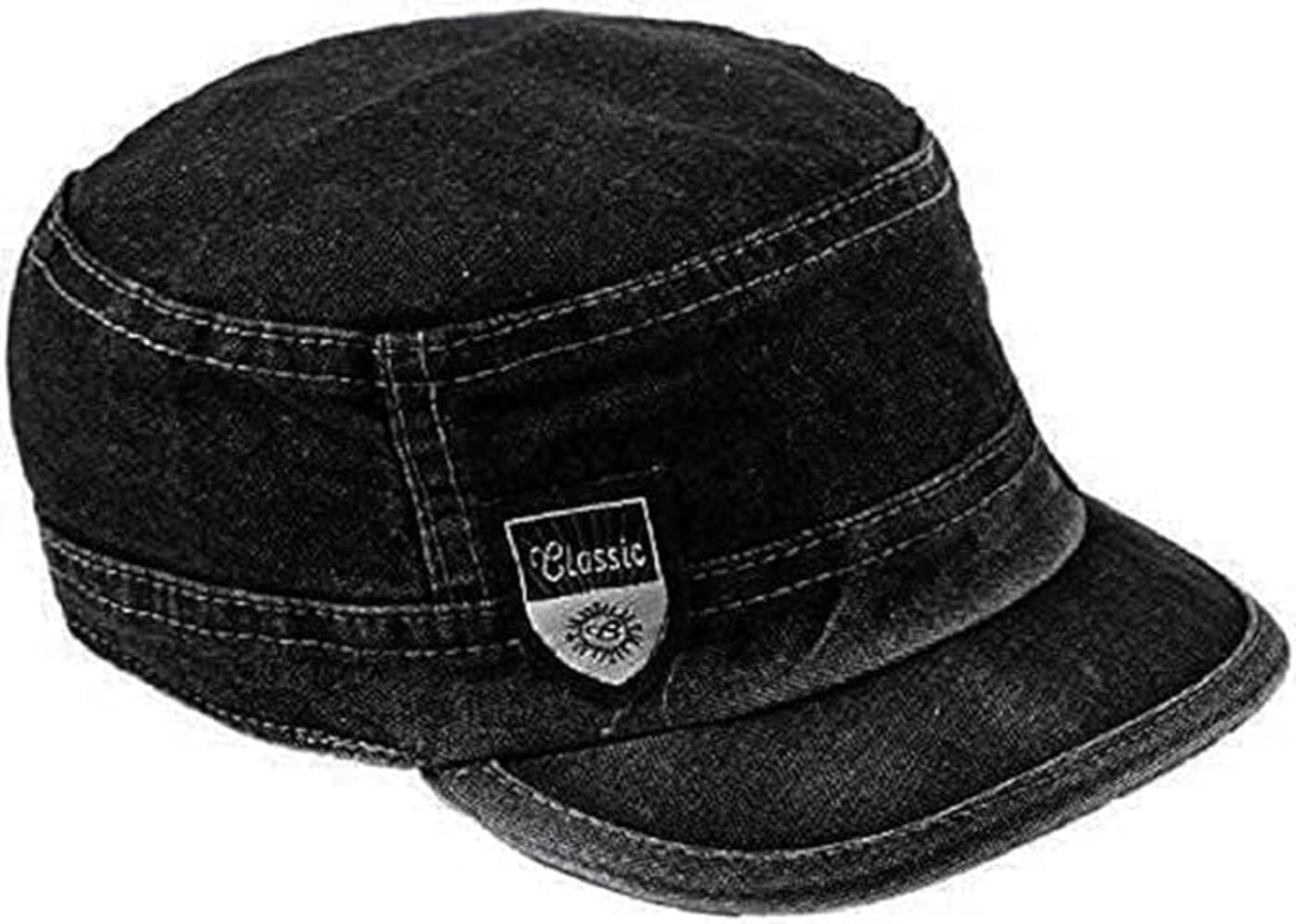     			BAYEMA Pack of 1 Denim Men's Cap ( Black )