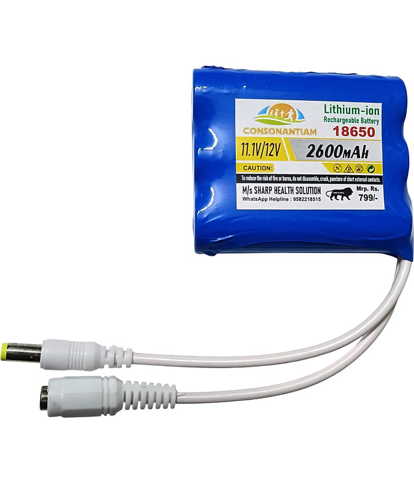 CONSONANTIAM Lithium Ion Battery Pack Volt 2600 mAH