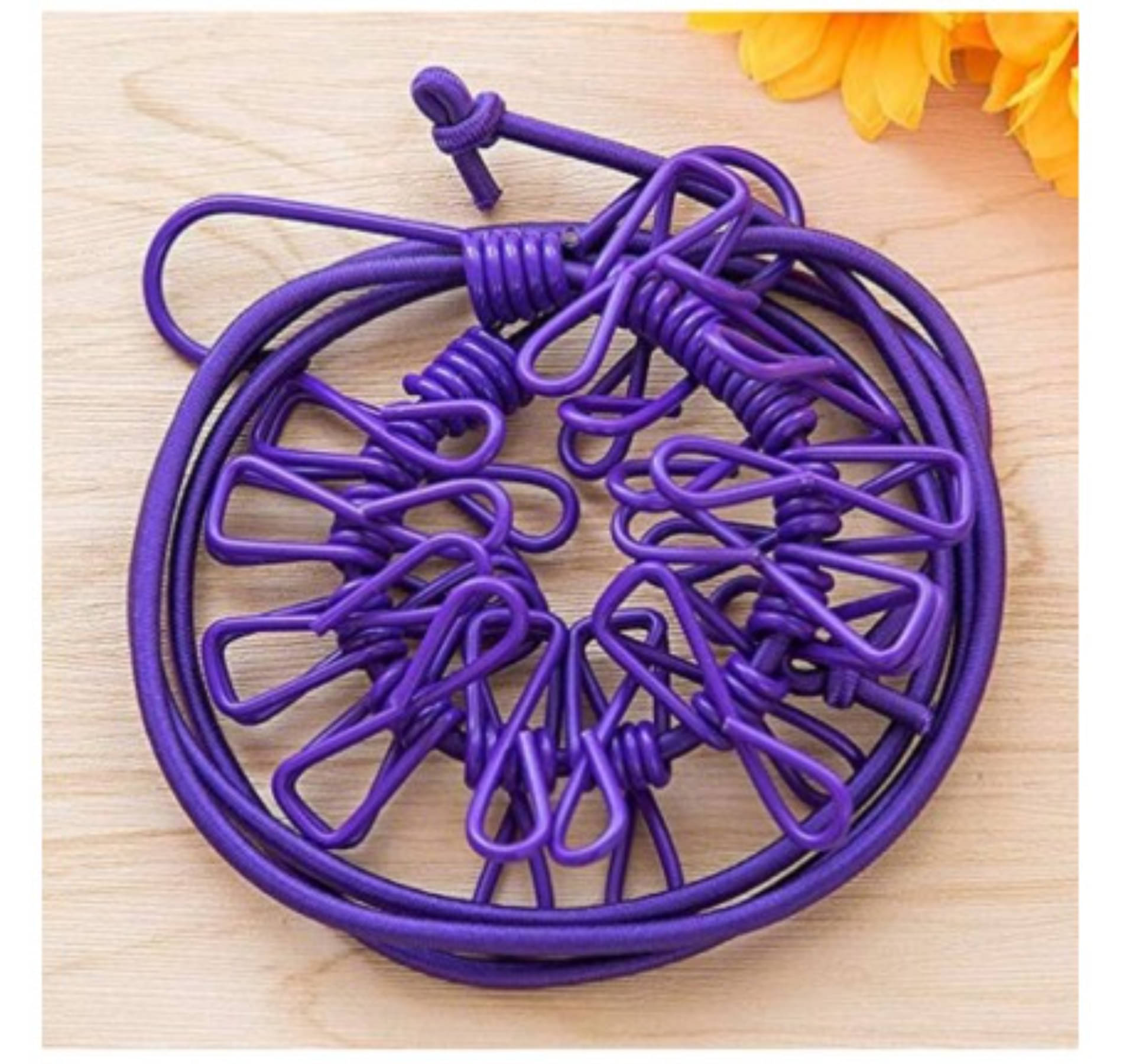     			Drying Ropes with 12 Clip (Mix Color)