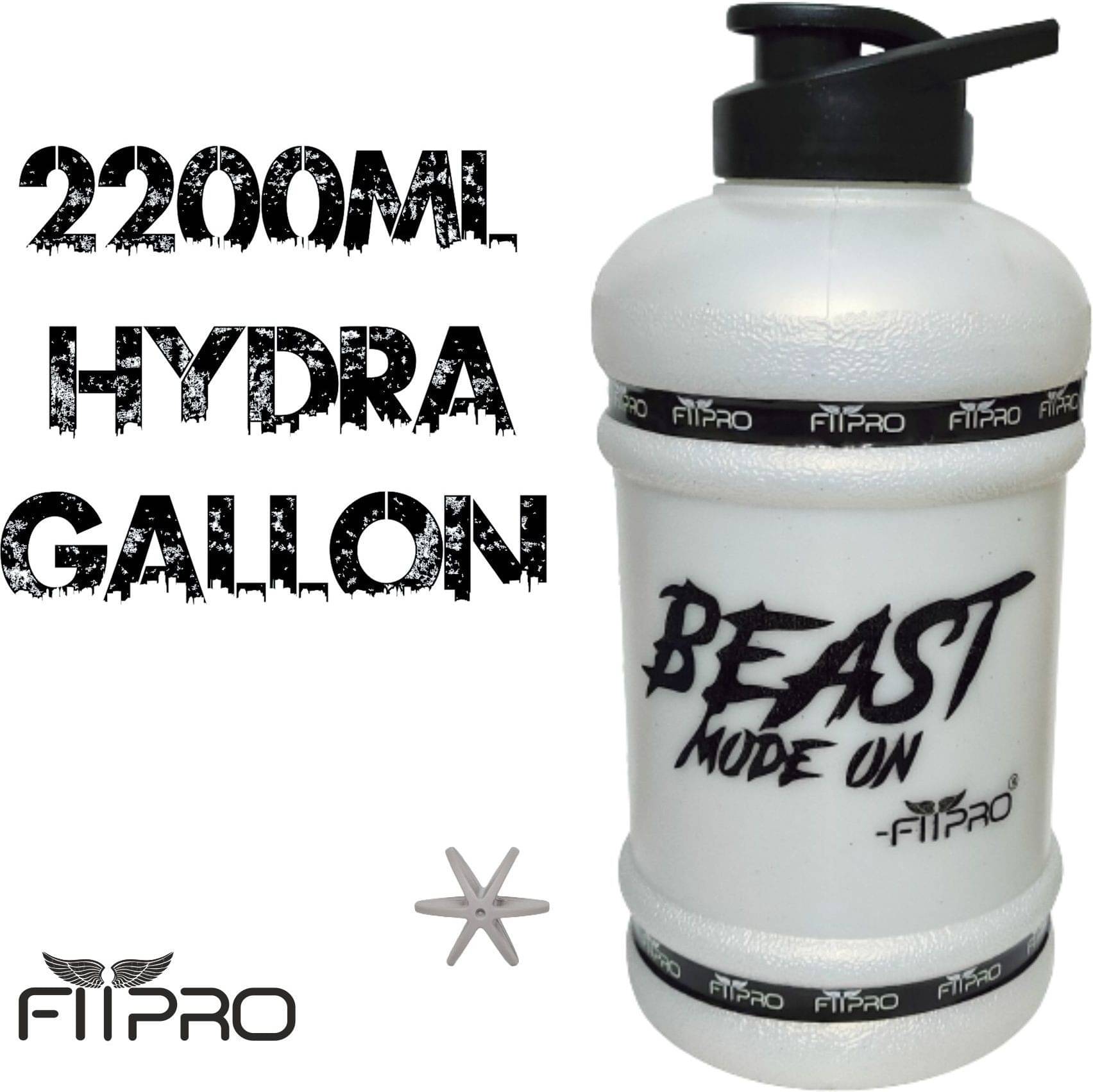 FitPro Plastic White 2200 mL Shaker ( Pack of 1 )     			FitPro Plastic White 2200 mL Shaker ( Pack of 1 )