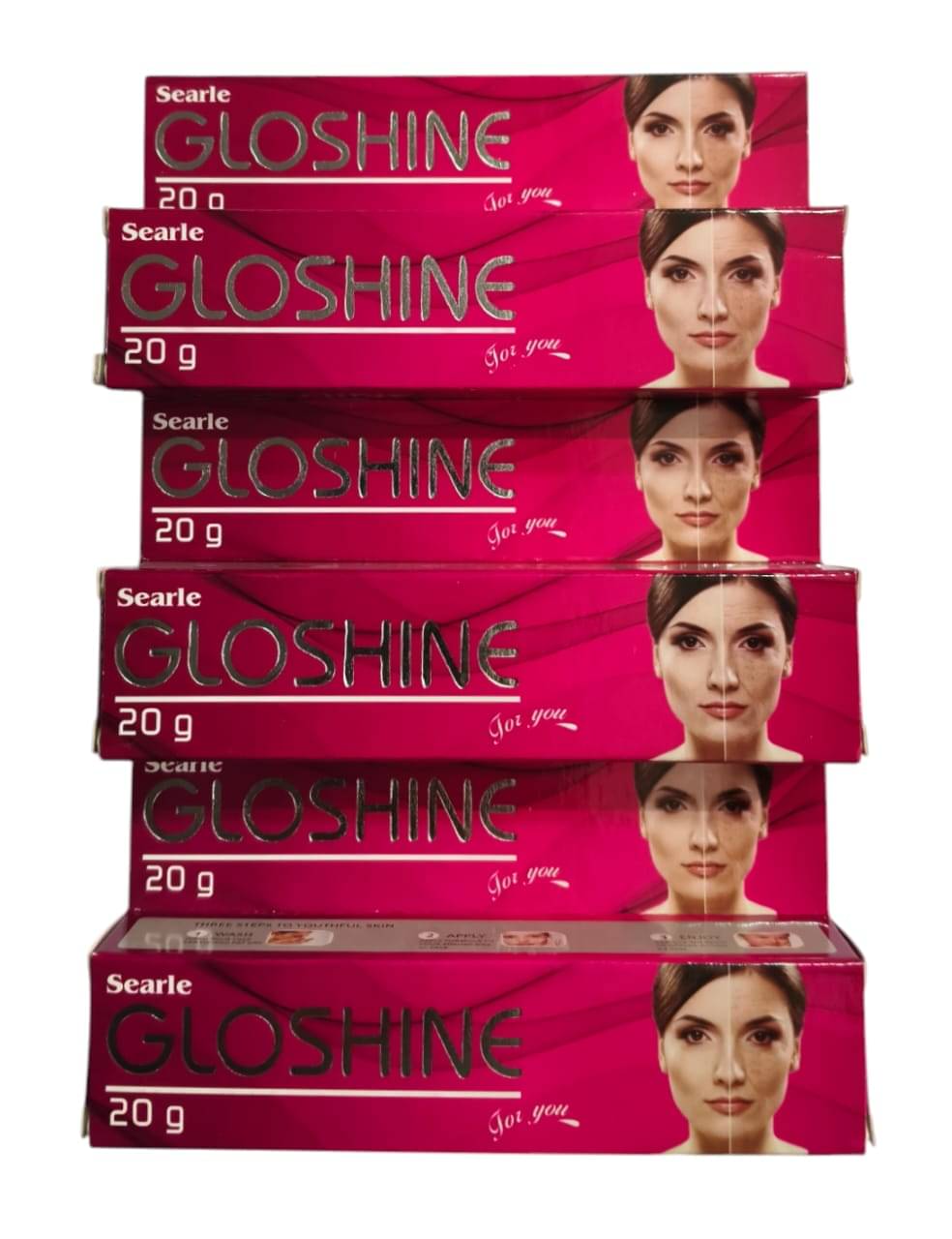     			Gloshine Cream 20 gm Each (Pack of 3)