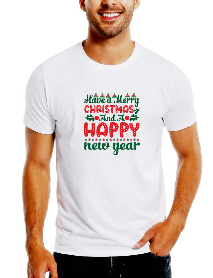     			LUXELOOT Polyester Regular Fit Printed Half Sleeves Men's Round T-Shirt - White ( Pack of 1 )