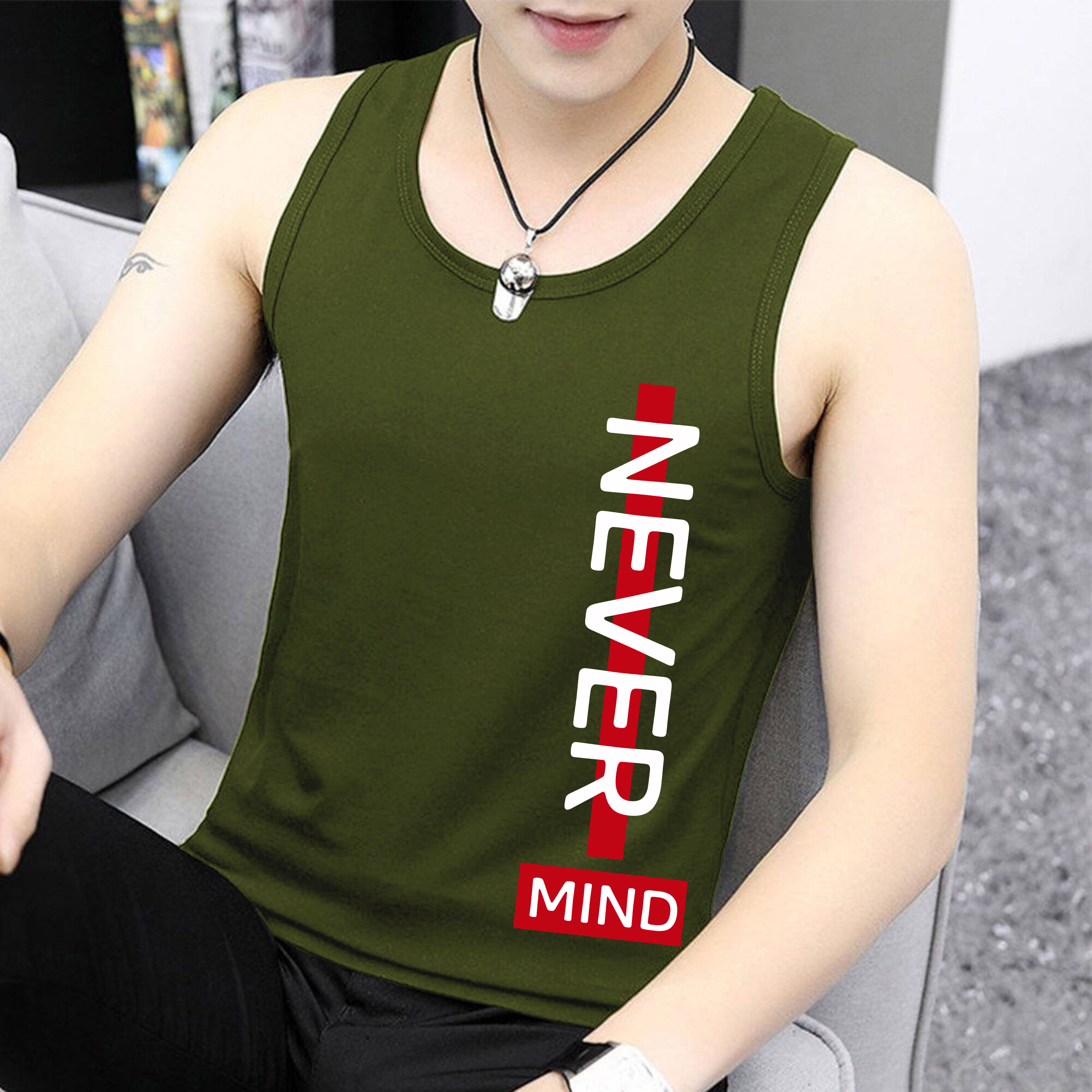 Lecowar Pack of 1 Polyester Basic Vest For Men ( Multicolor4 )     			Lecowar Pack of 1 Polyester Basic Vest For Men ( Multicolor4 )