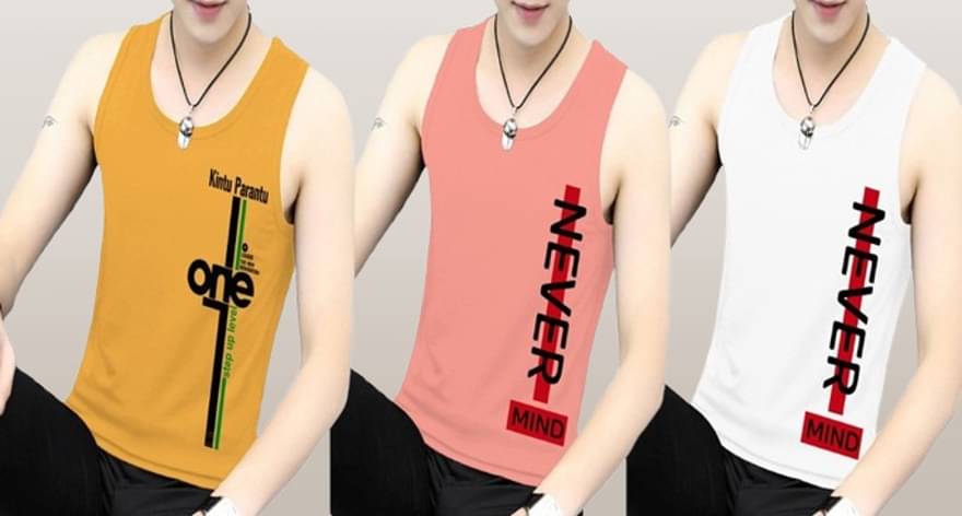 Lecowar Pack of 3 Polyester Basic Vest For Men ( Multicolor4 ) Lecowar Pack of 3 Polyester Basic Vest For Men ( Multicolor4 )