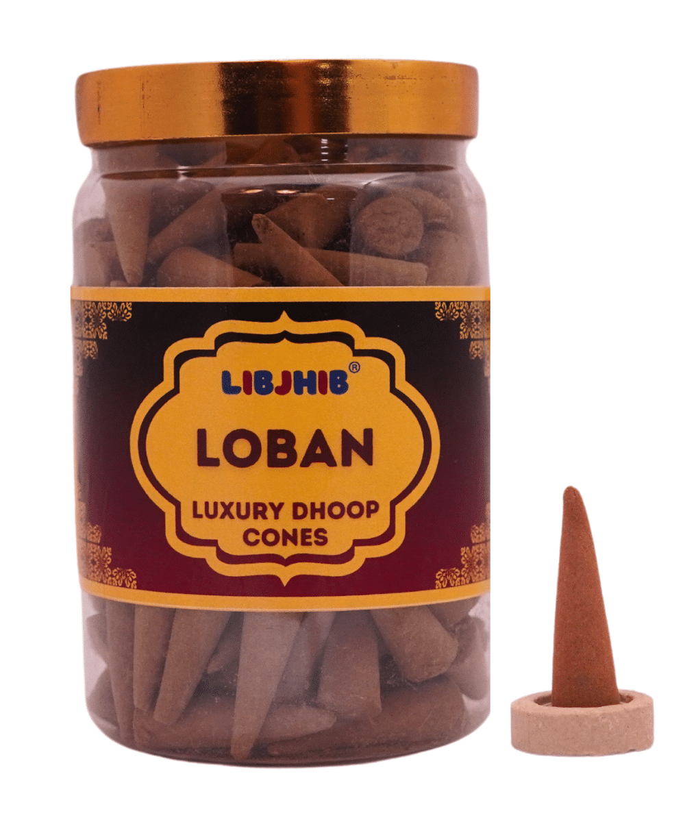    			Libjhib Incense Dhoop Cone Loban 200 gm ( Pack of 1 )