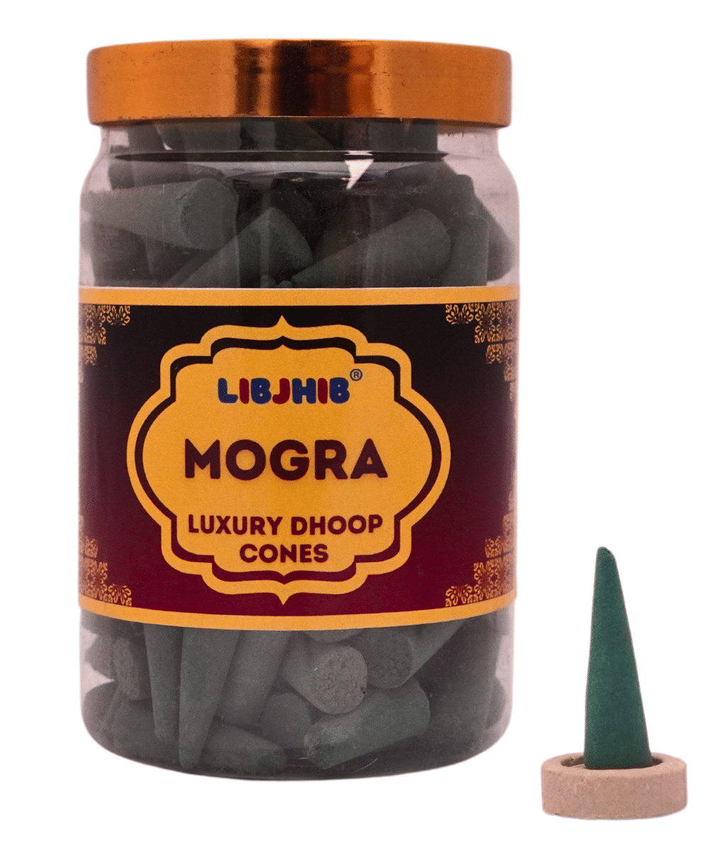     			Libjhib Incense Dhoop Cone Mogra 200 gm ( Pack of 1 )