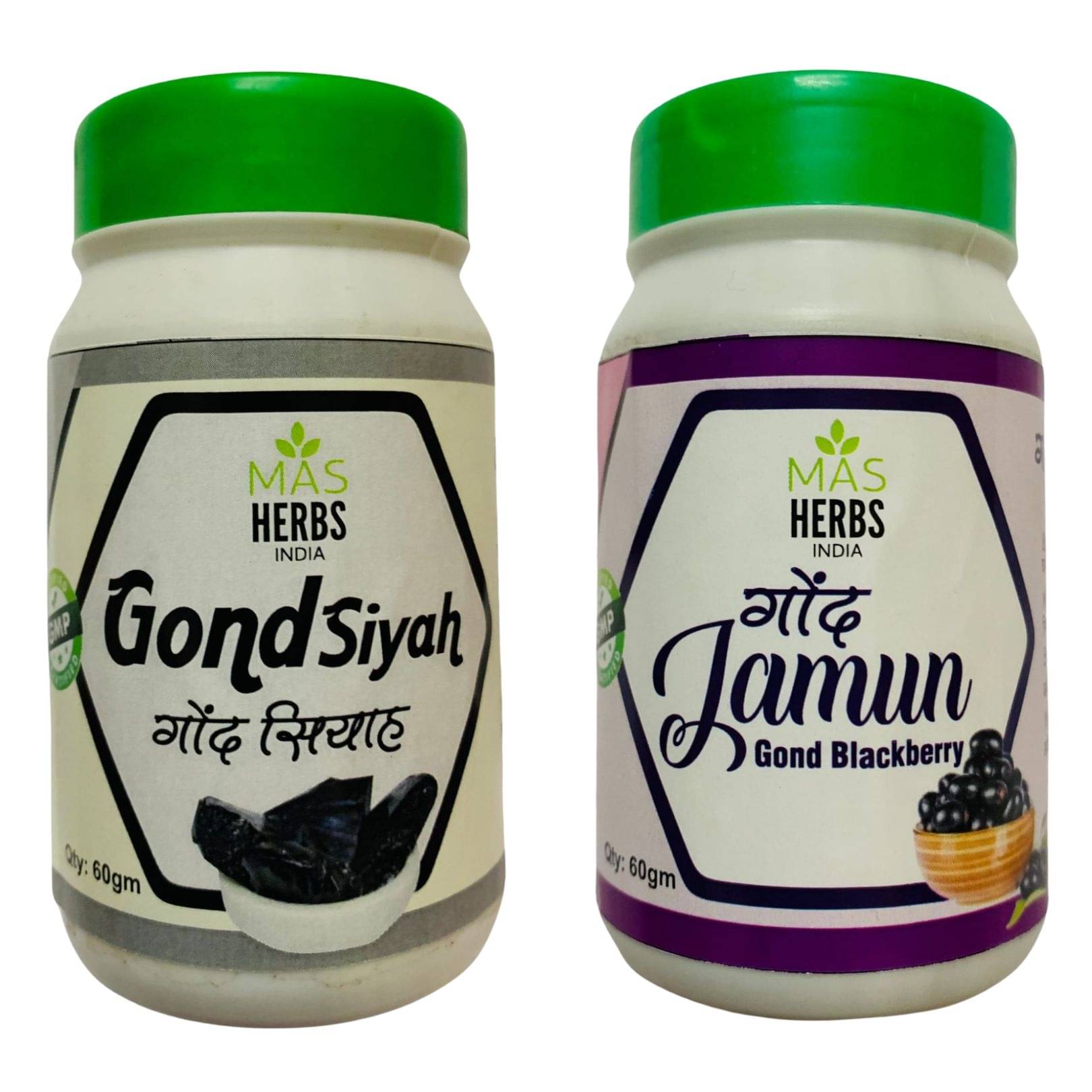     			MAS HERBS JAMUN AND KALA GOND Raw Herb 120 gm Pack Of 1