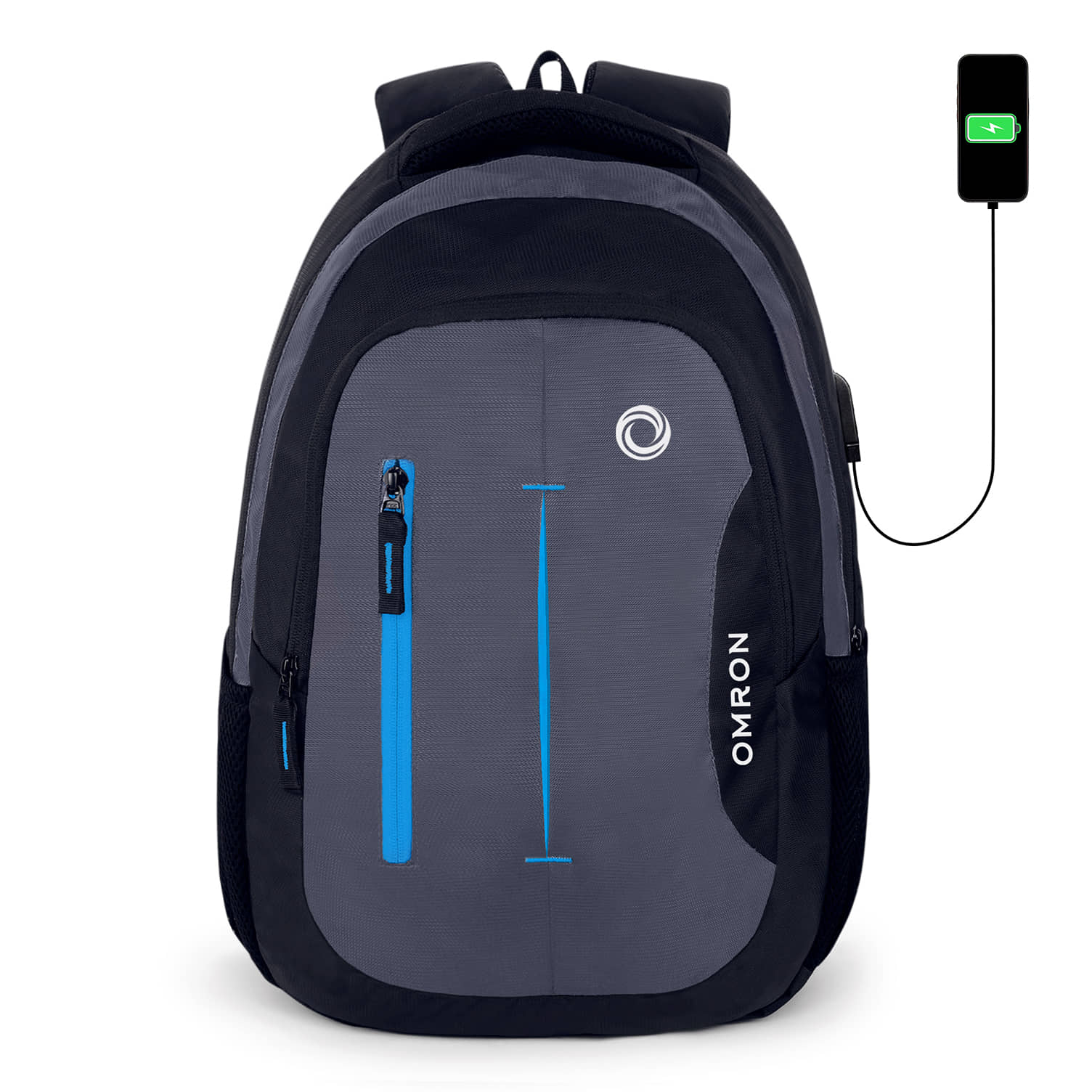 OMRON BAGS 35 Ltrs Polyester Backpack *For Men & Women ( Black ) - Handbags | Buy online on ZillyBuy