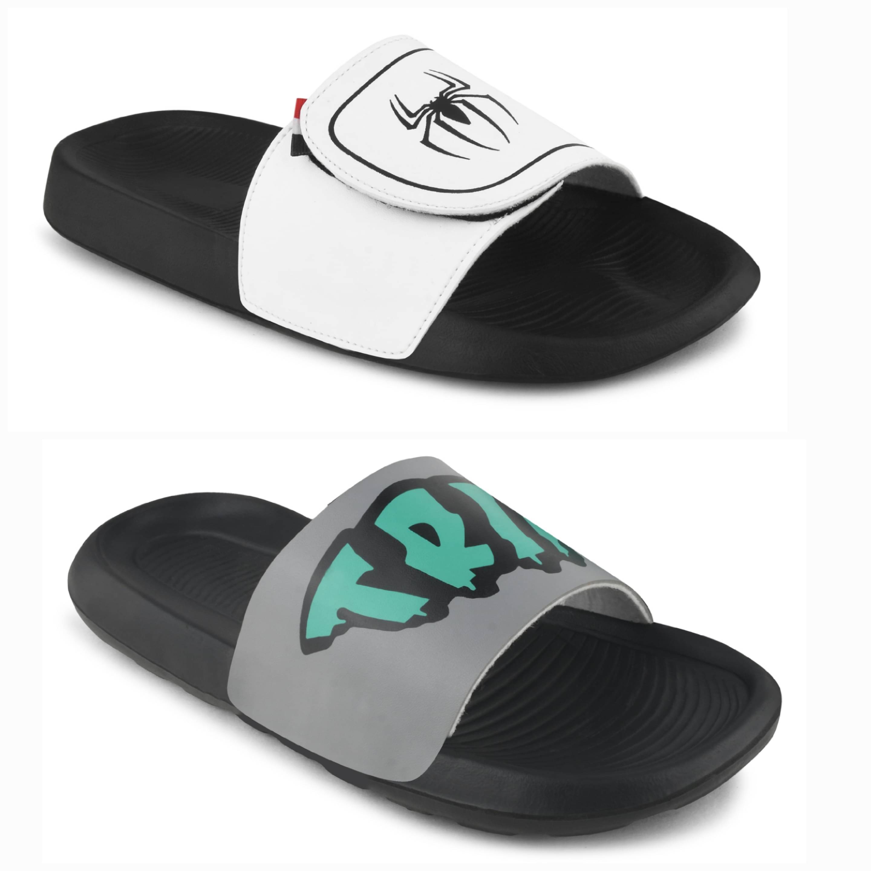     			PERY PAO Multi Color Men's Combo Slipper