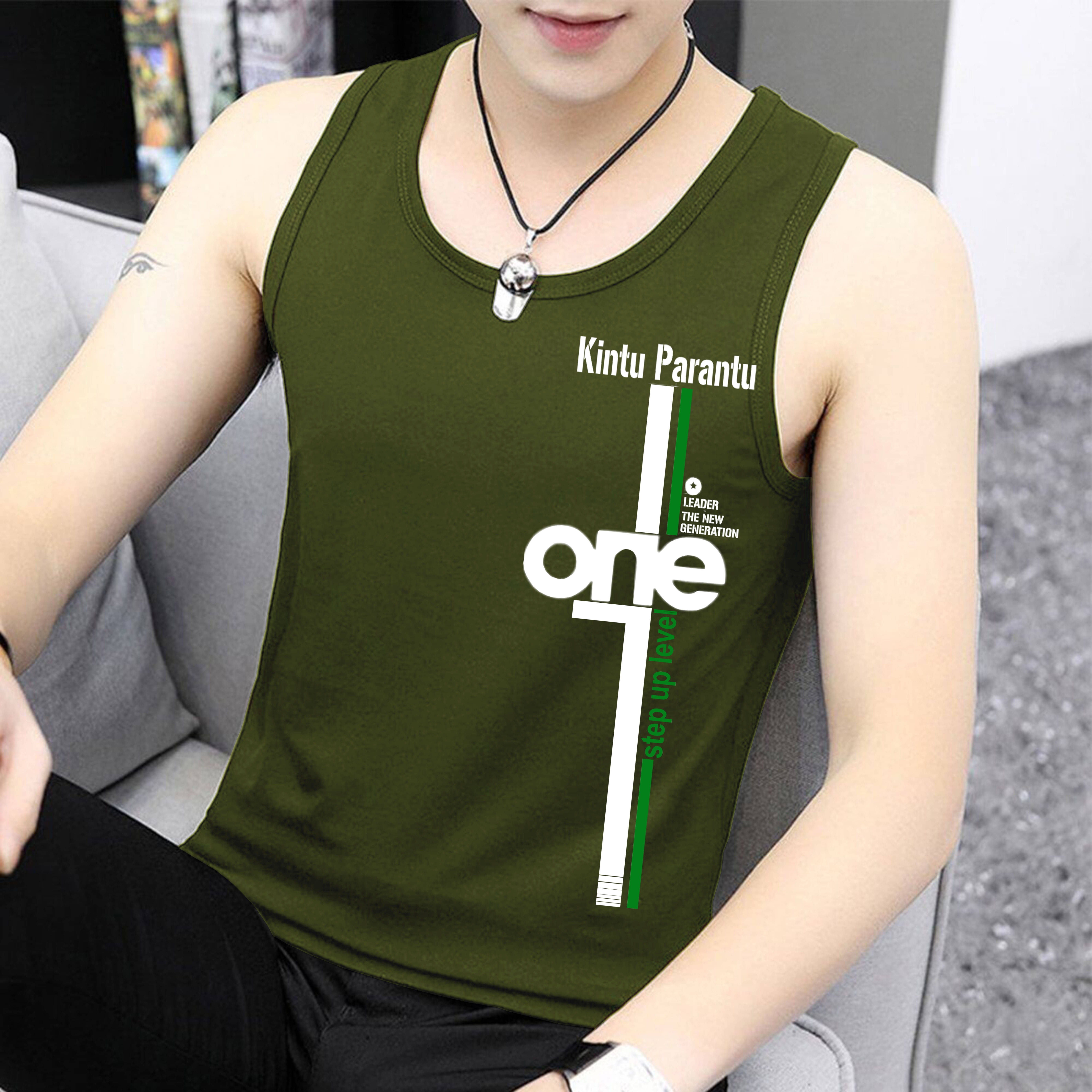     			Parona Pack of 1 Polyester Basic Vest For Men ( Multicolor12 )